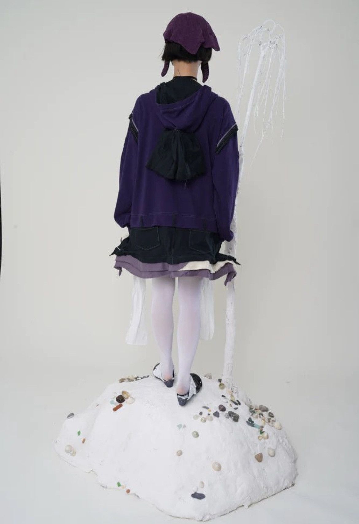 VeniceW Venicew ruffle wire bowl zip jacket Size US XS / EU 42 / 0 - 10 Thumbnail