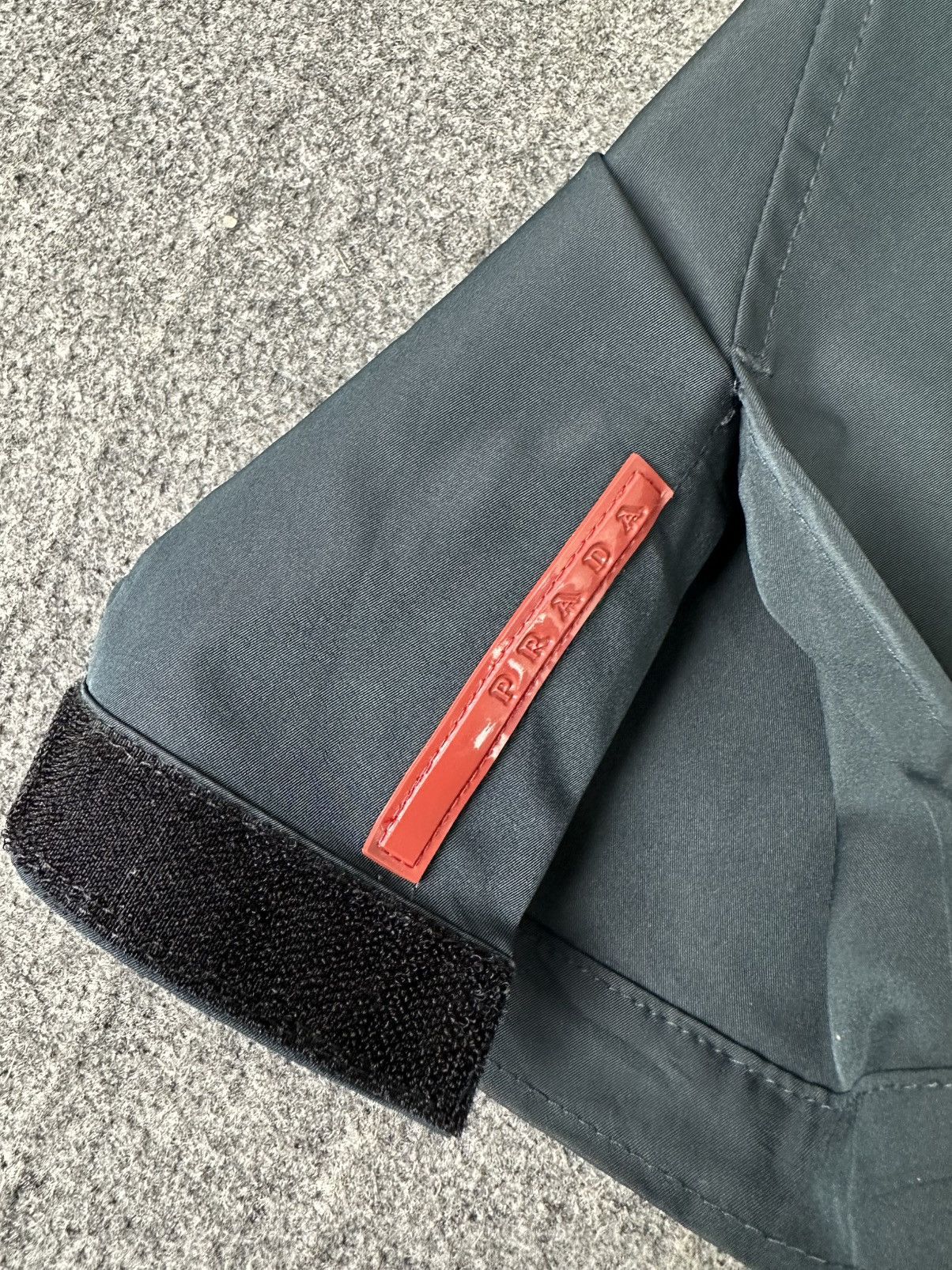 Prada Prada - Nylon PU Resin Coated Zipped Hooded Jacket - Red Tab Size US L / EU 52-54 / 3 - 7 Thumbnail