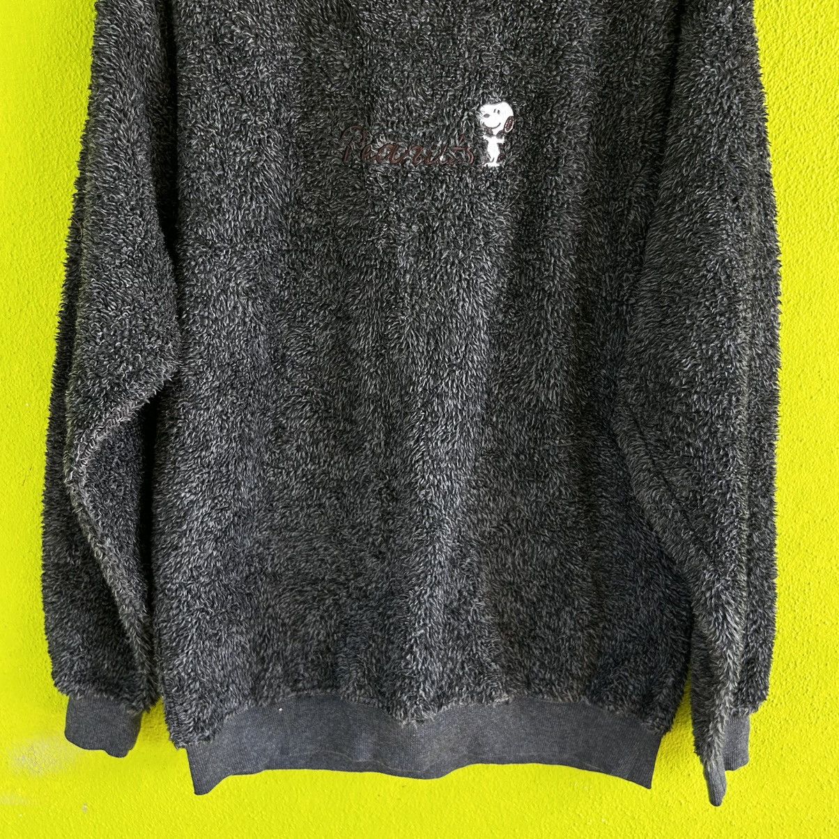 Vintage Vintage Peanuts Embroidery Sherpa Sweatshirt Size US L / EU 52-54 / 3 - 3 Thumbnail