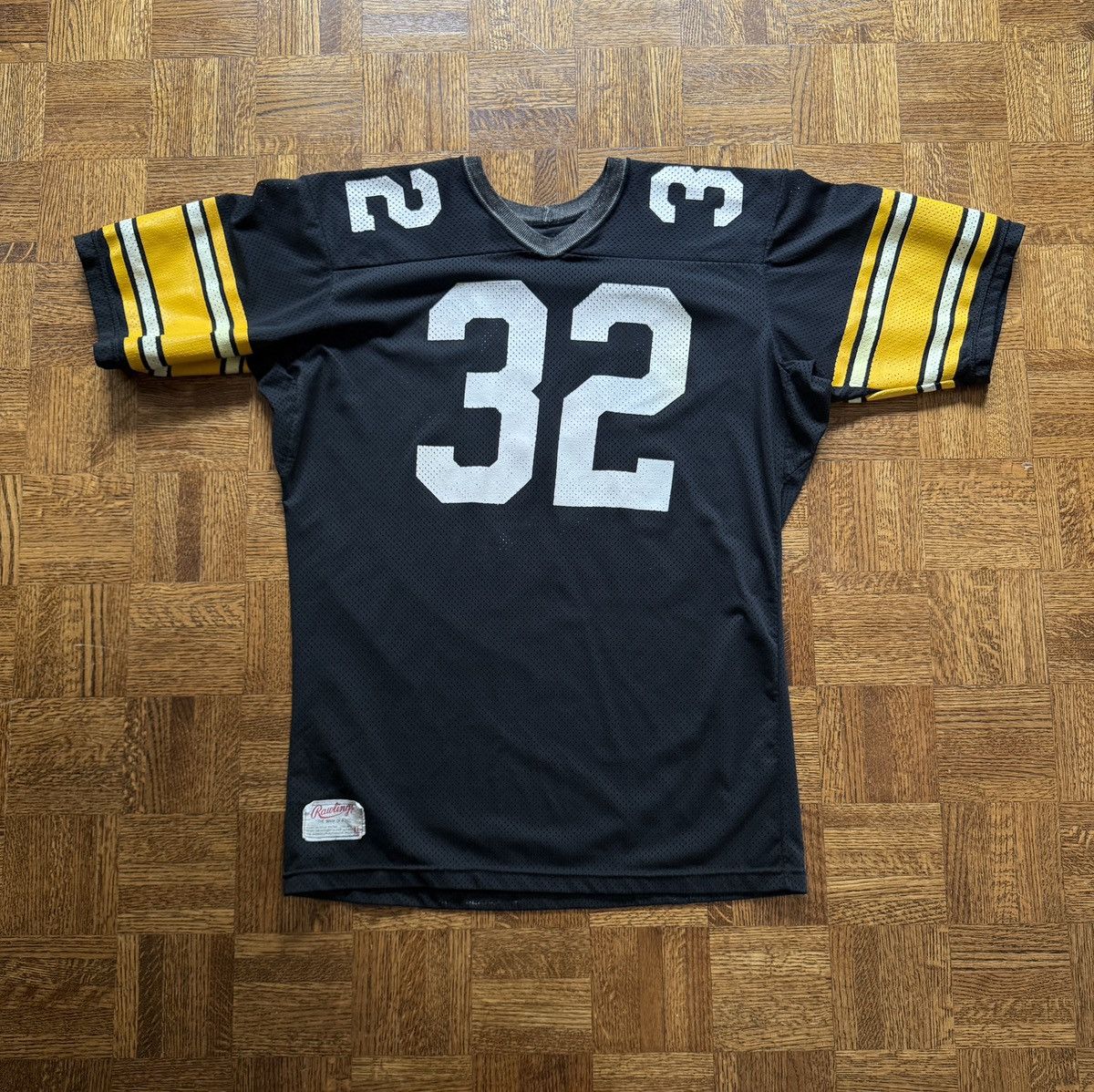 NFL × Vintage Vintage 70s Steelers Franco Harris Rawlings Football Jersey Size US XL / EU 56 / 4 - 1 Thumbnail