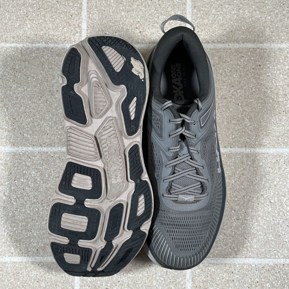 Hoka Hoka One One Sz 10.5 Bondi 7 Grey Gym Running Shoes Sneakers Size US 10.5 / EU 43-44 - 5 Thumbnail