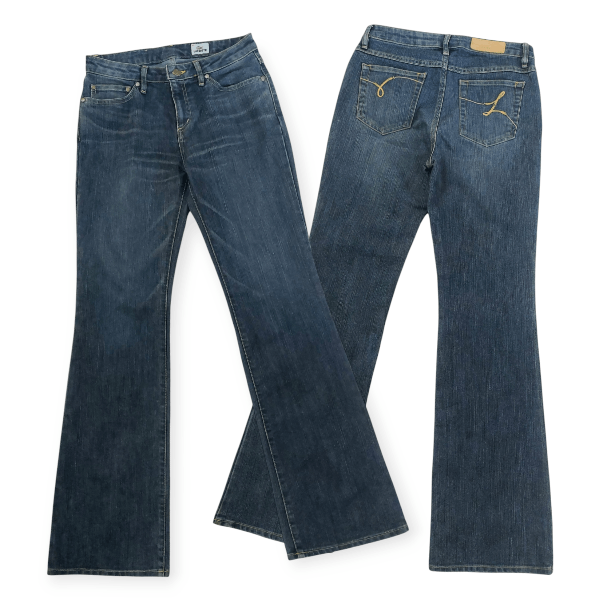 Lacoste Flare Vintage Lacoste Made in Japan Denim Size 26" / US 2 / IT 38 - 2 Thumbnail