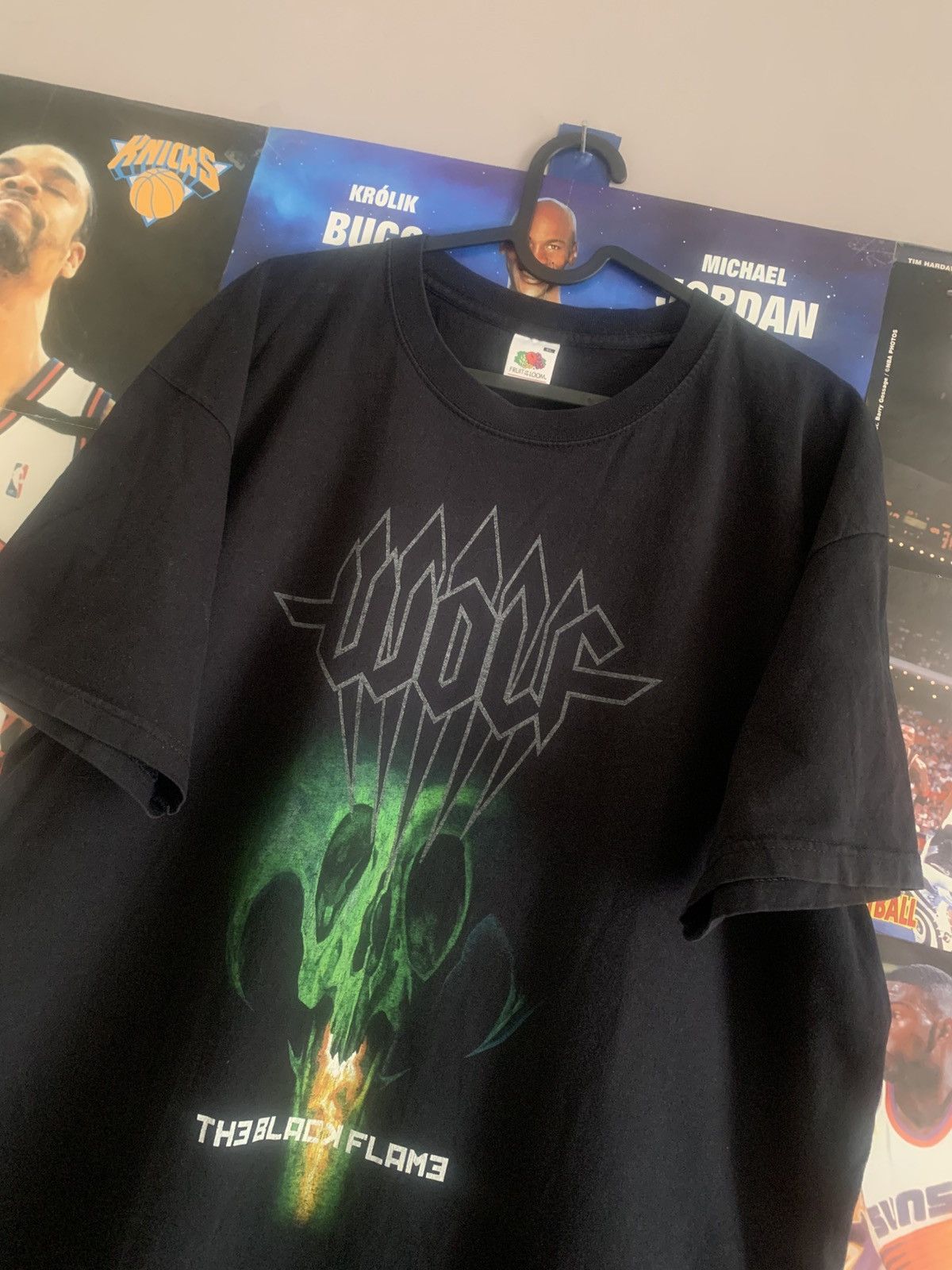 Band Tees × Vintage 2006 Wolf The Black Flame Album Tee Size US XL / EU 56 / 4 - 2 Thumbnail