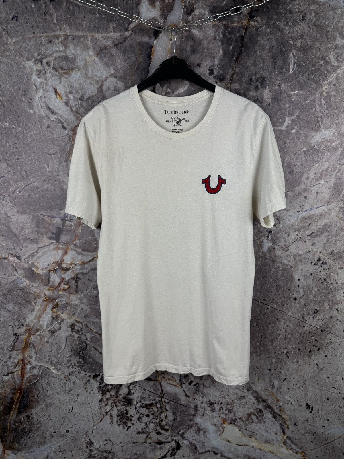 True Religion True Religion Buddha Graphic T-Shirt Cream Tee Big Logo Size US M / EU 48-50 / 2 - 2 Thumbnail