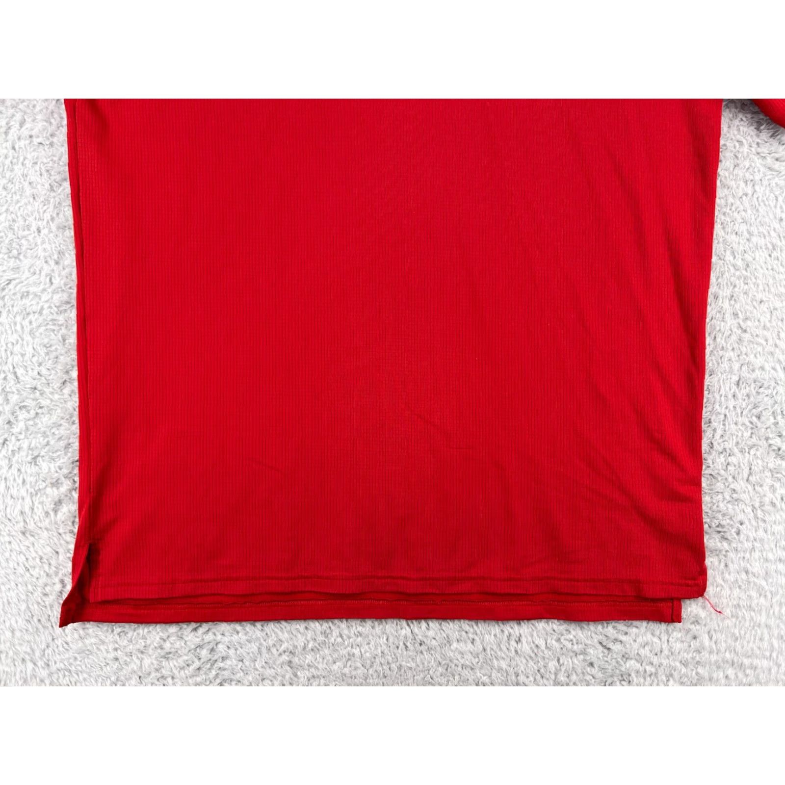 Under Armour Under Armour Polo Shirt Mens Large Red Striped Polyester Performance Golf Golfer Shirt Size US L / EU 52-54 / 3 - 6 Thumbnail
