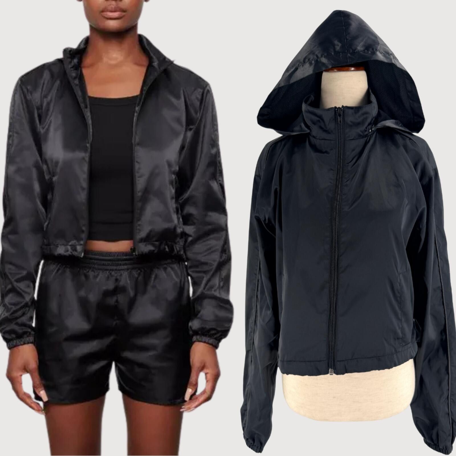 Swims SKIMS Utility Sport Zip Up Jacket Black S Size S / US 4 / IT 40 - 1 Thumbnail
