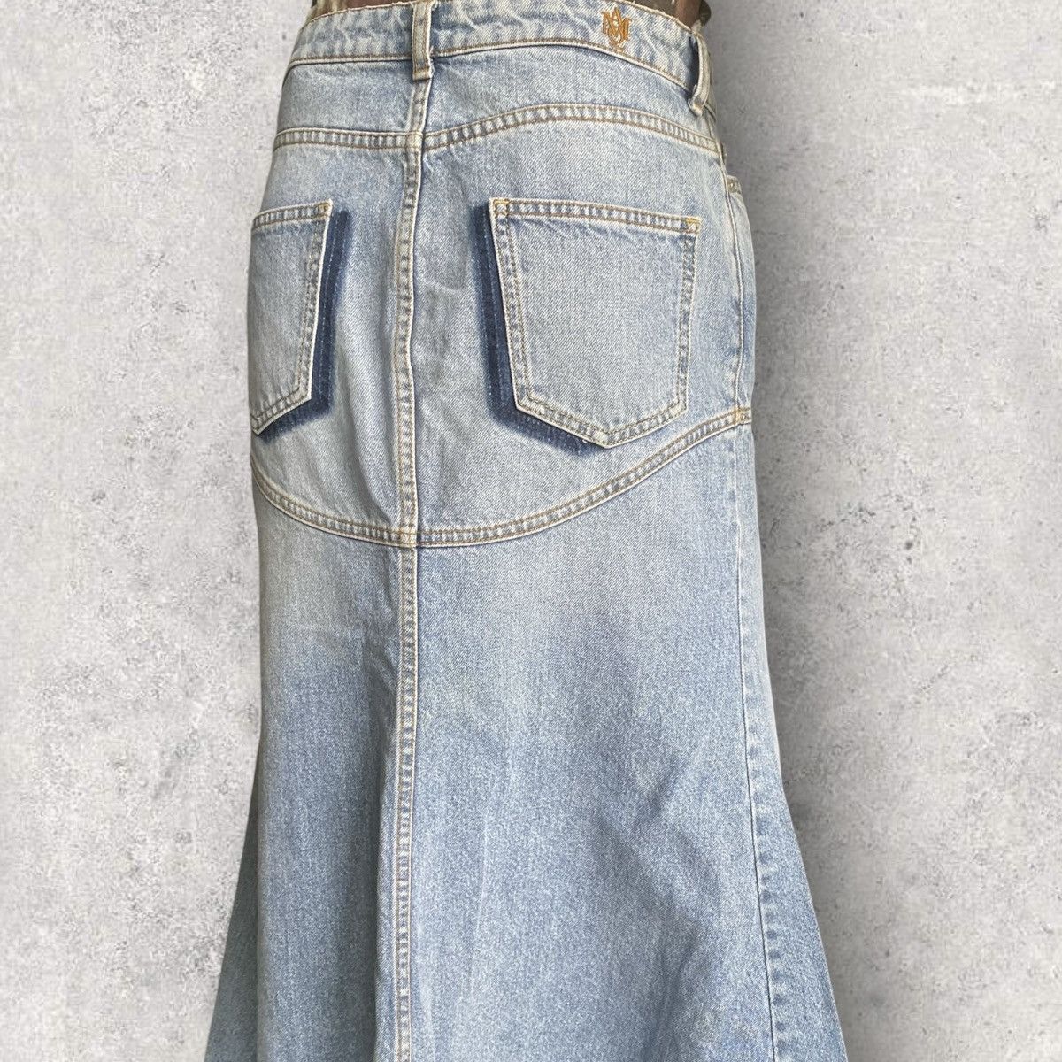 Alexander McQueen 2017 Denim Mermaid Skirt Size 28" / US 6 / IT 42 - 5 Thumbnail