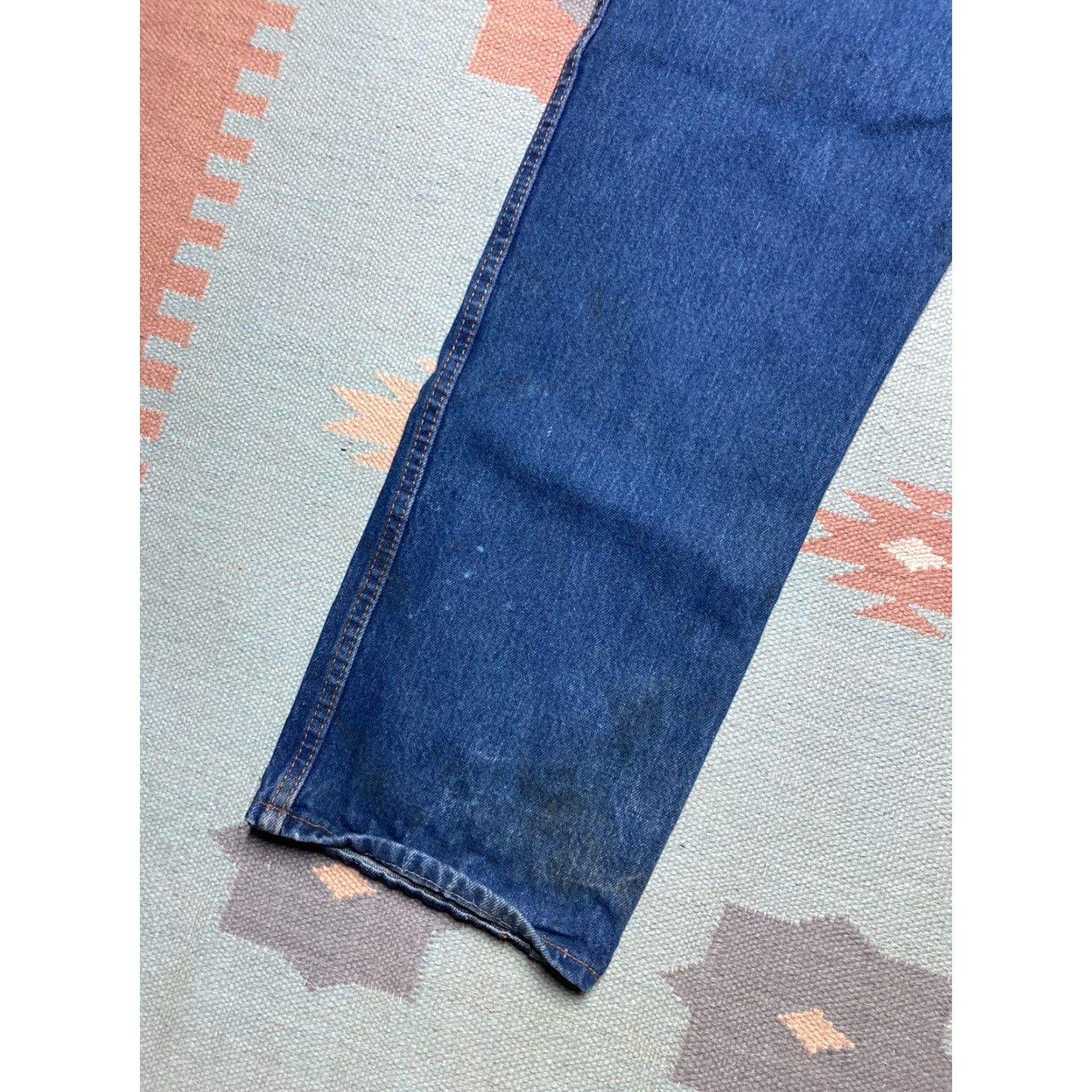 Dickies VINTAGE Dickies Jeans Relaxed Straight Workwear 38x32 Men Blue 90s/2000s Skater Baggy Pants Size US 38 / EU 54 - 3 Thumbnail