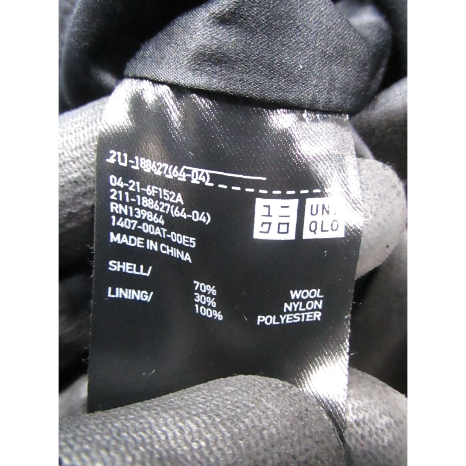 Uniqlo Uniqlo Carine Roitfeld Sports Coat Womens Small Black Wool Blazer Size S / US 4 / IT 40 - 4 Thumbnail
