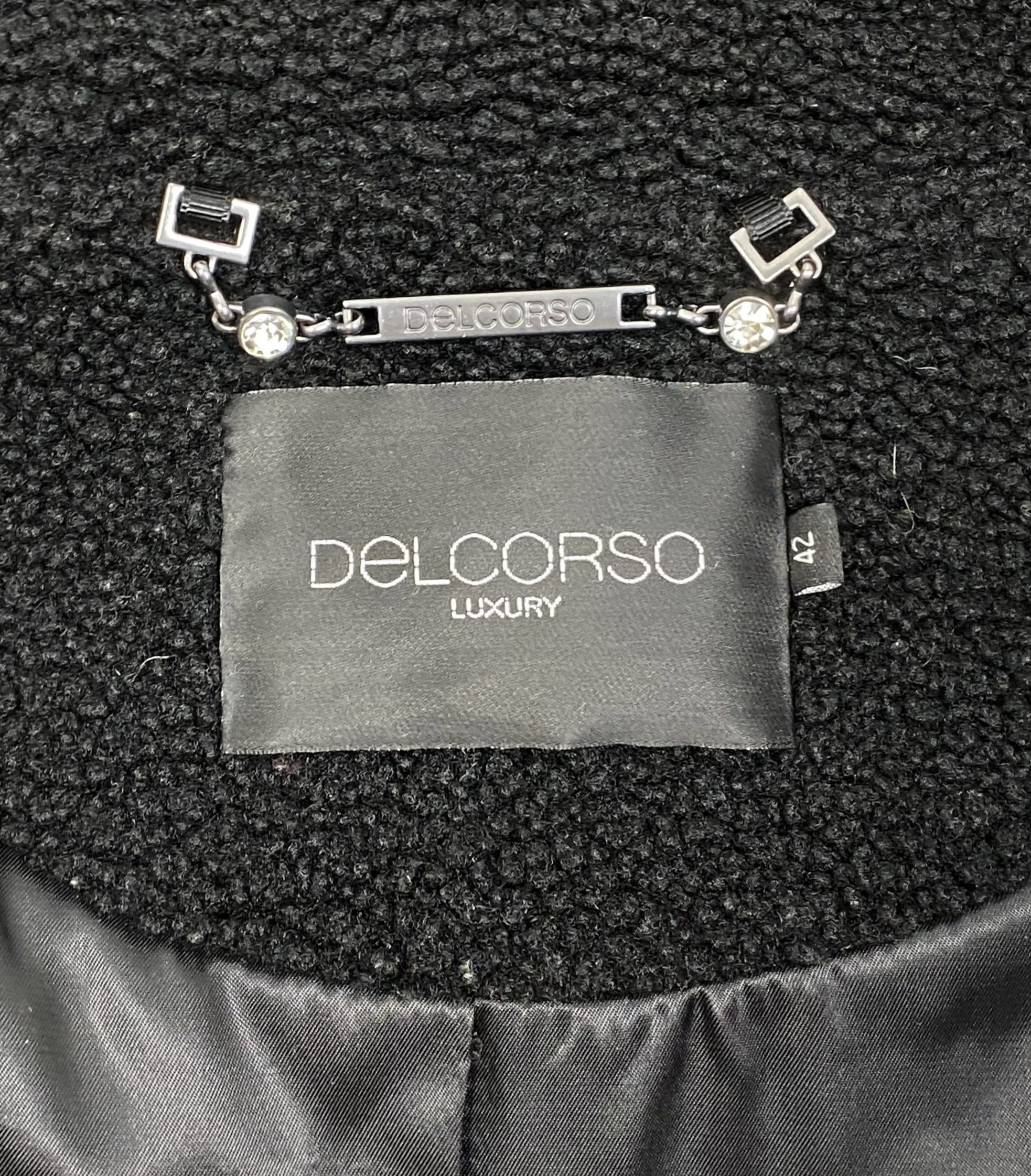 Designer Delcorso Luxury Leopard Printed Coat Leather Fringed size 42 Size M / US 6-8 / IT 42-44 - 15 Thumbnail