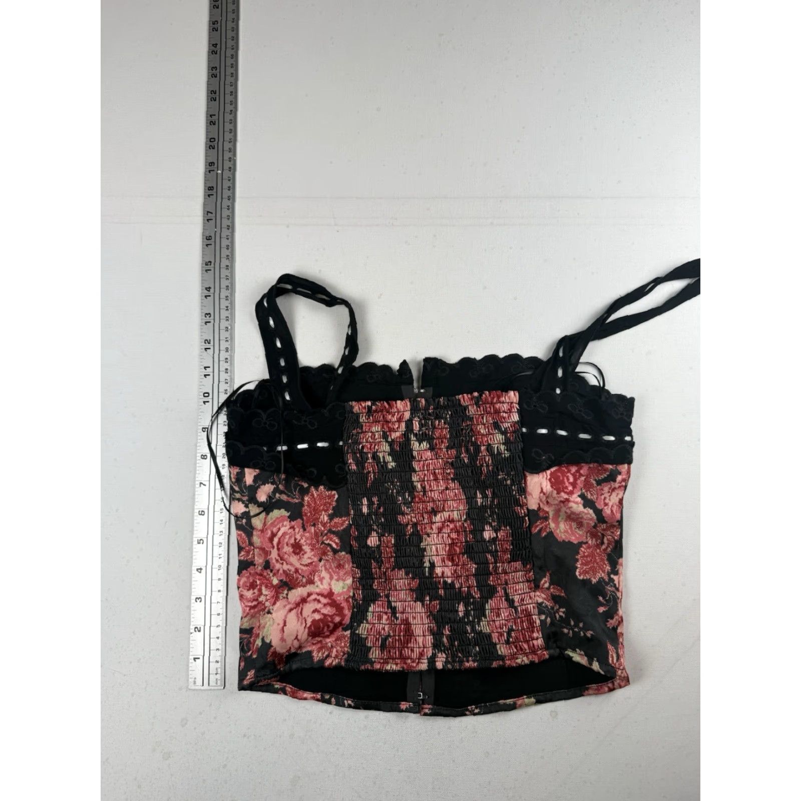 Free People Free People Belle Corset Top XS Floral Eyelet Lace Size XS / US 0-2 / IT 36-38 - 4 Thumbnail