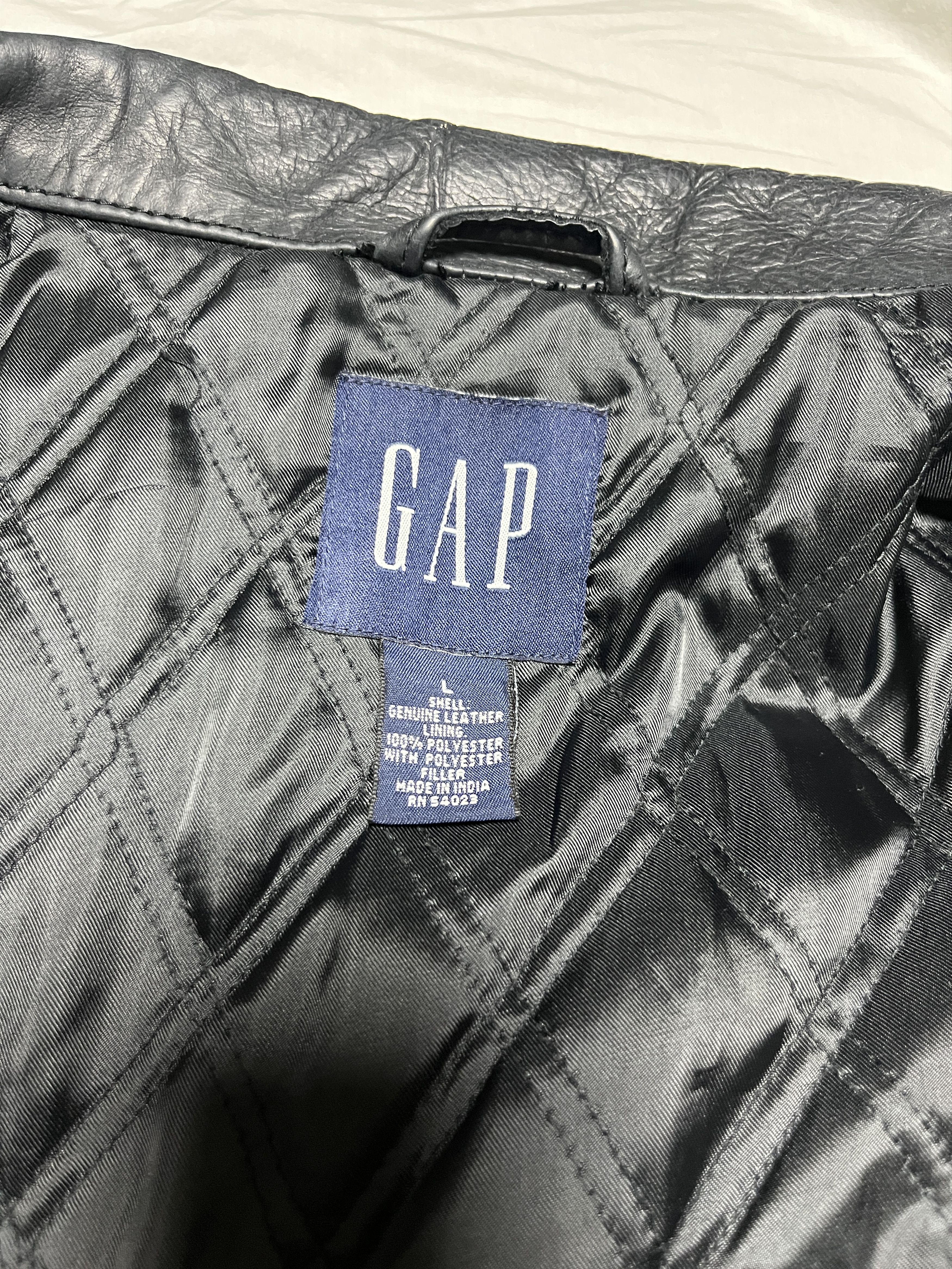 Gap old gap leather car coat Size US L / EU 52-54 / 3 - 5 Thumbnail