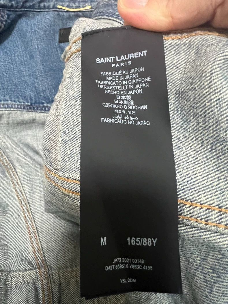 Saint Laurent Paris Saint Laurent Denim Jacket Size M-2505 Size US M / EU 48-50 / 2 - 4 Thumbnail