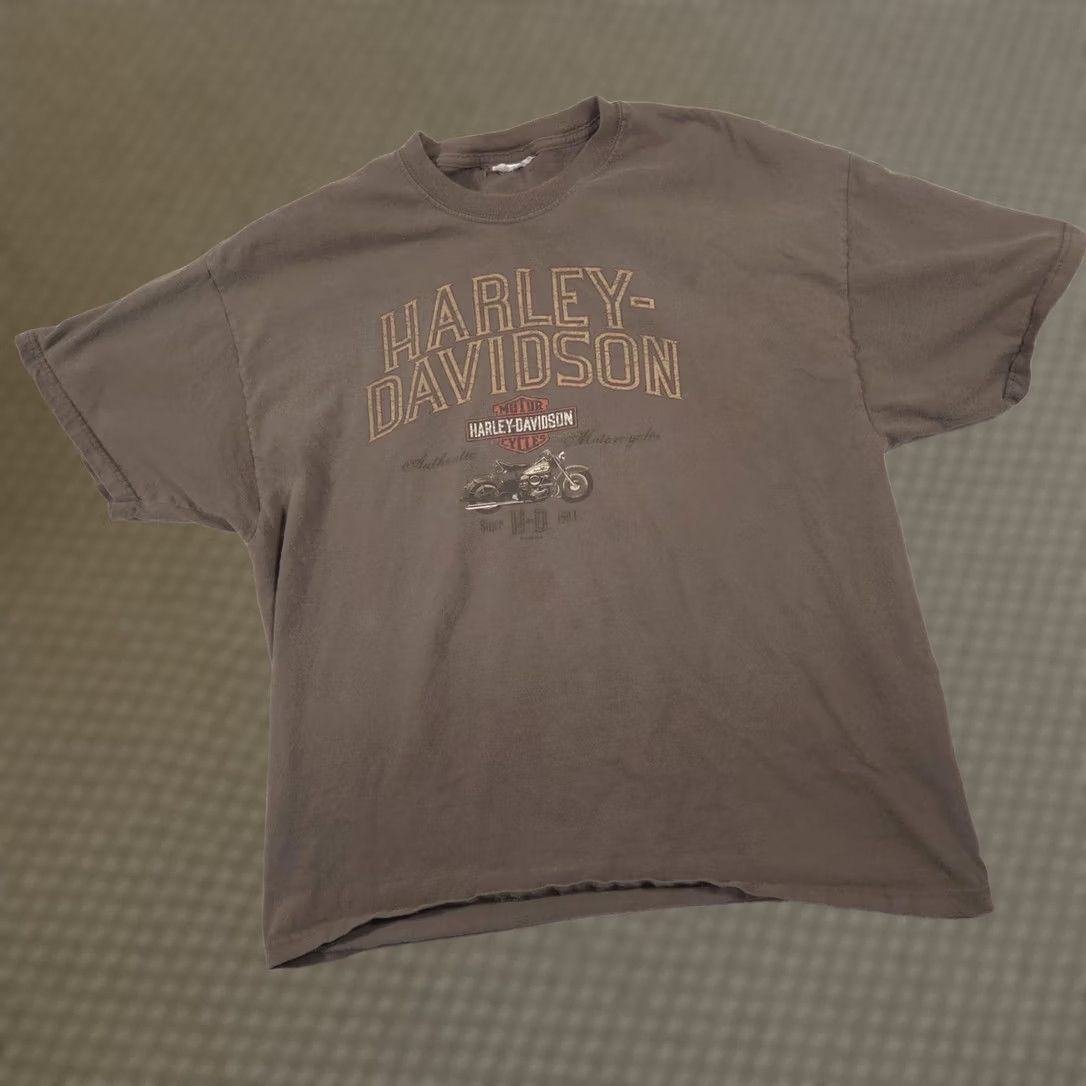 Harley Davidson Harley-Davidson Shirt Mens L Green Hawkeye Coralville Iowa Biker Graphic Tee Size US L / EU 52-54 / 3 - 1 Thumbnail
