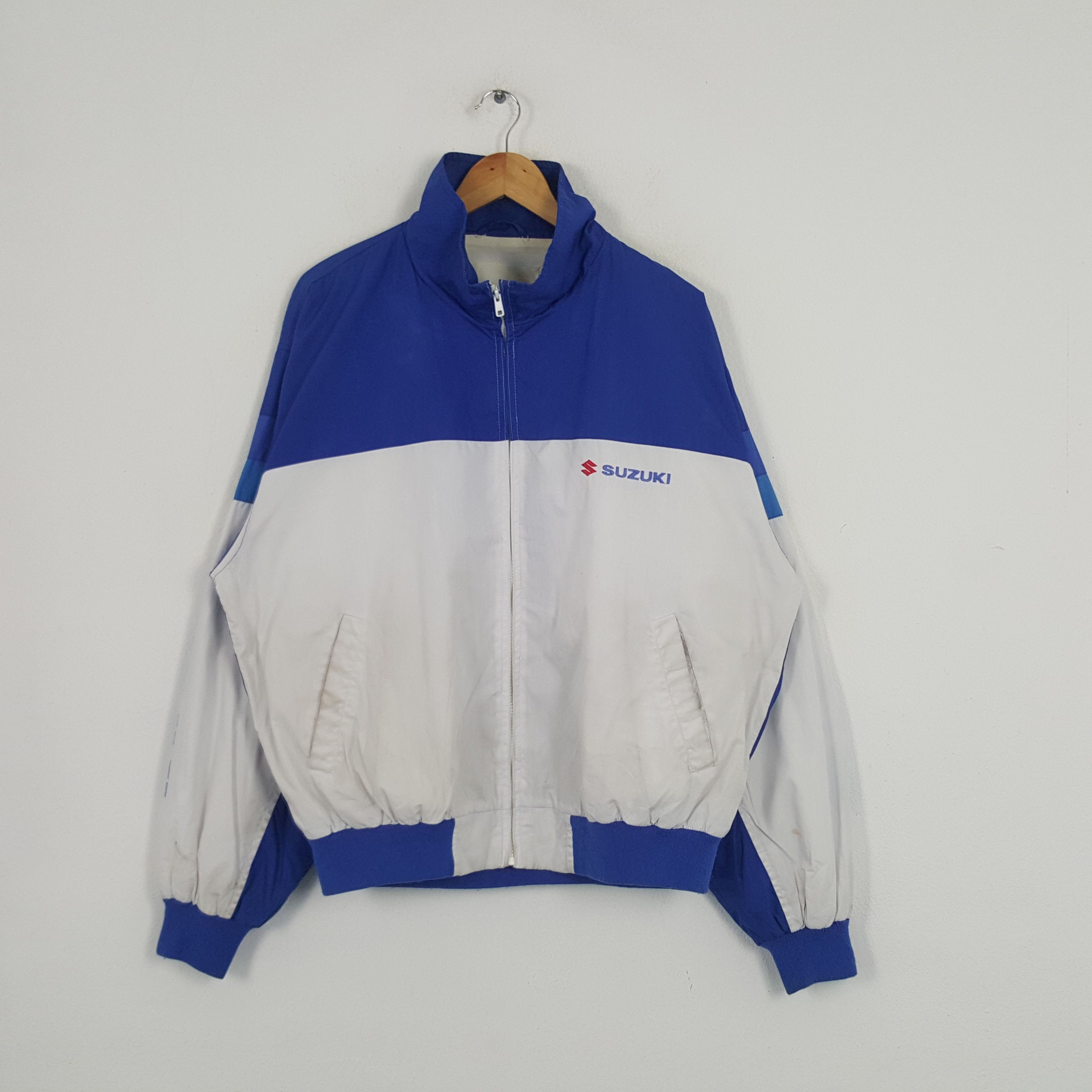 Japanese Brand × Vintage Vintage Team Suzuki MotoGP Racing Team Windbreaker Jacket Size US XXL / EU 58 / 5 - 3 Thumbnail
