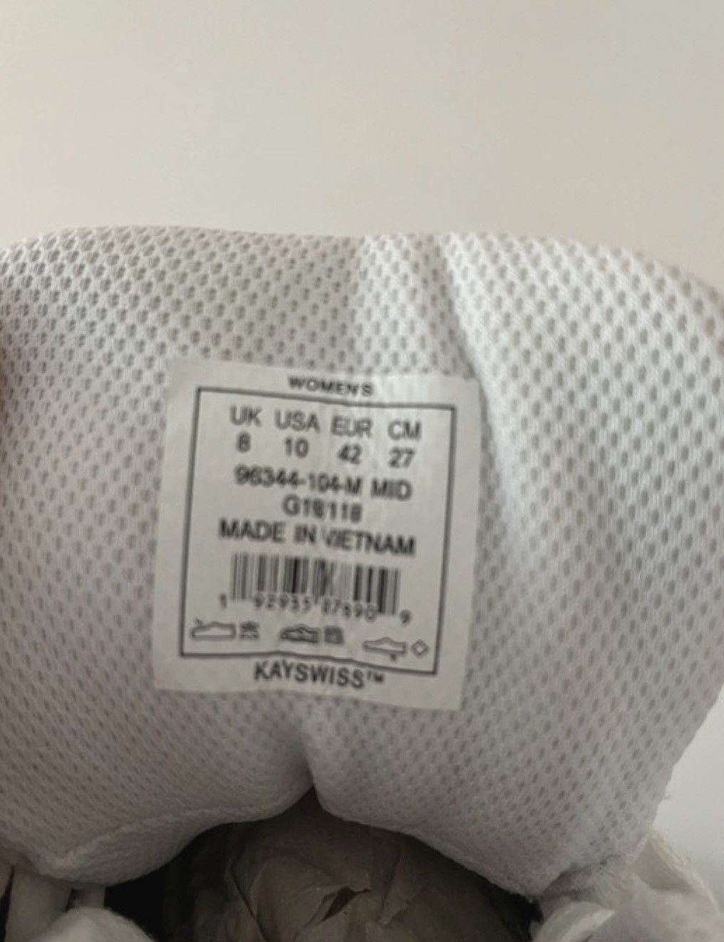 K-Swiss K-Swiss x Garyvee White Hi-Top Sneakers Size US 10 / EU 43 - 7 Thumbnail
