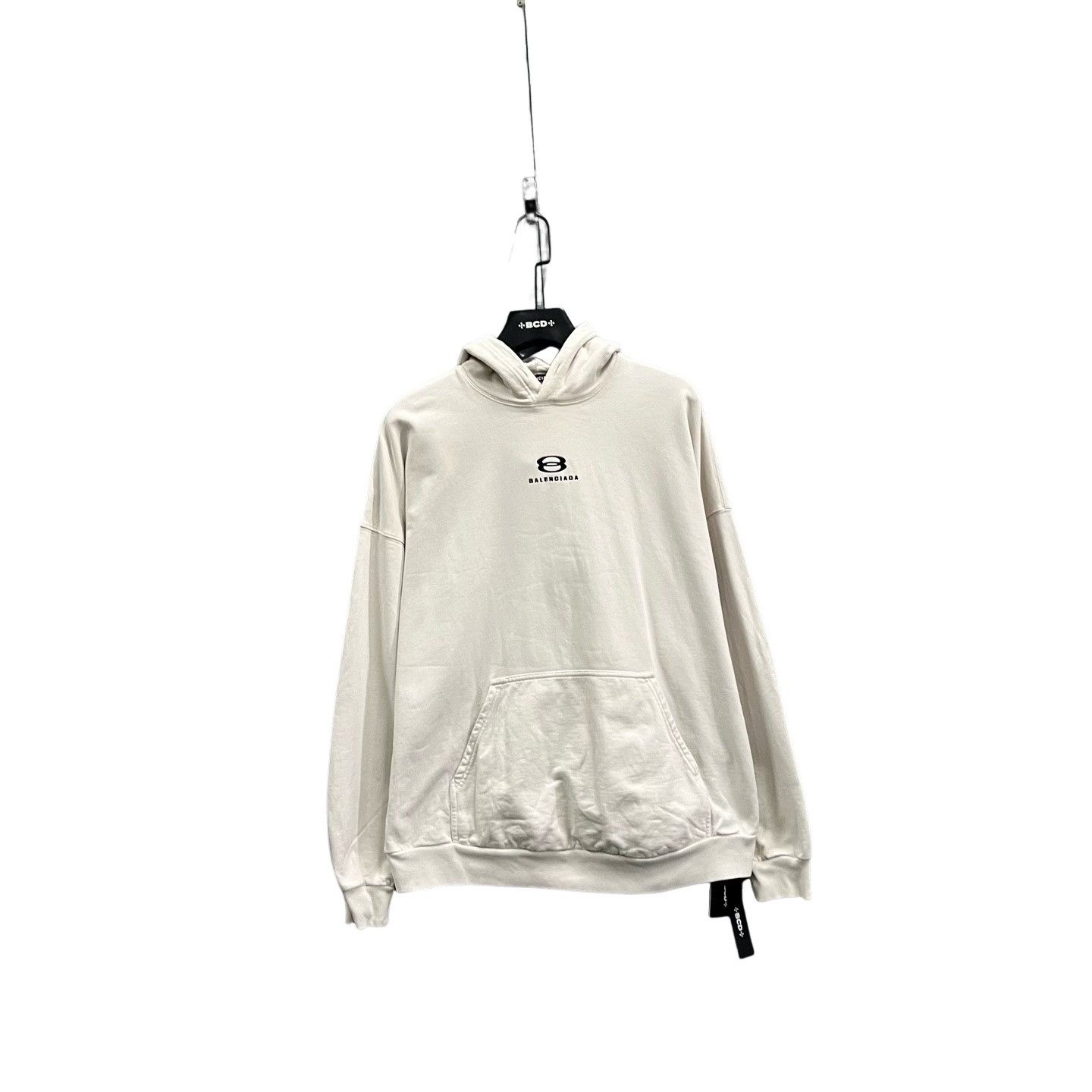 Balenciaga Balenciaga Circular Logo Embroidery Hoodie Size 1 Size US S / EU 44-46 / 1 - 1 Thumbnail