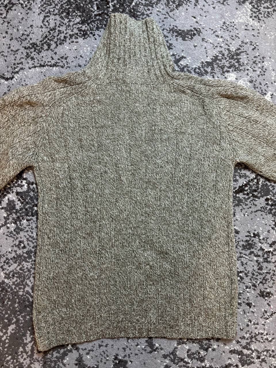 Vintage Y2K Diesel Wool Long Collar Knitted 1/4 Zip Sweater