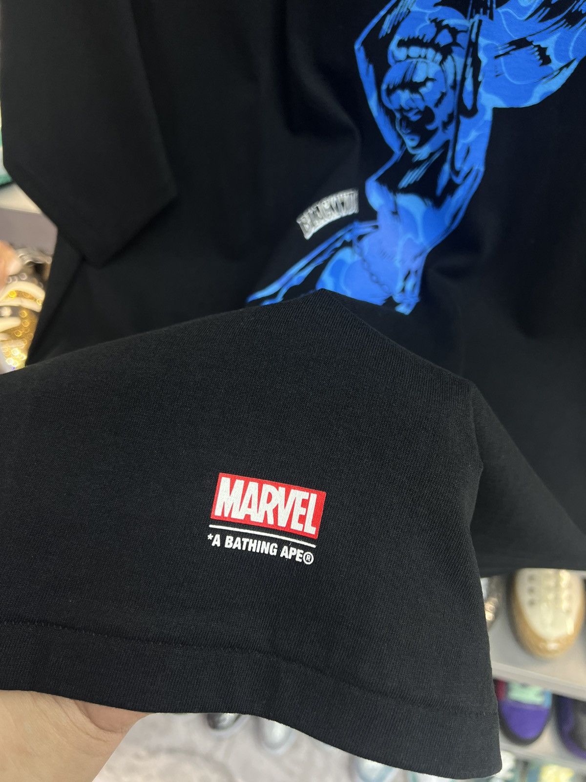 Bape Bape x Marvel Comic Black Widow Tee Size US XL / EU 56 / 4 - 3 Thumbnail