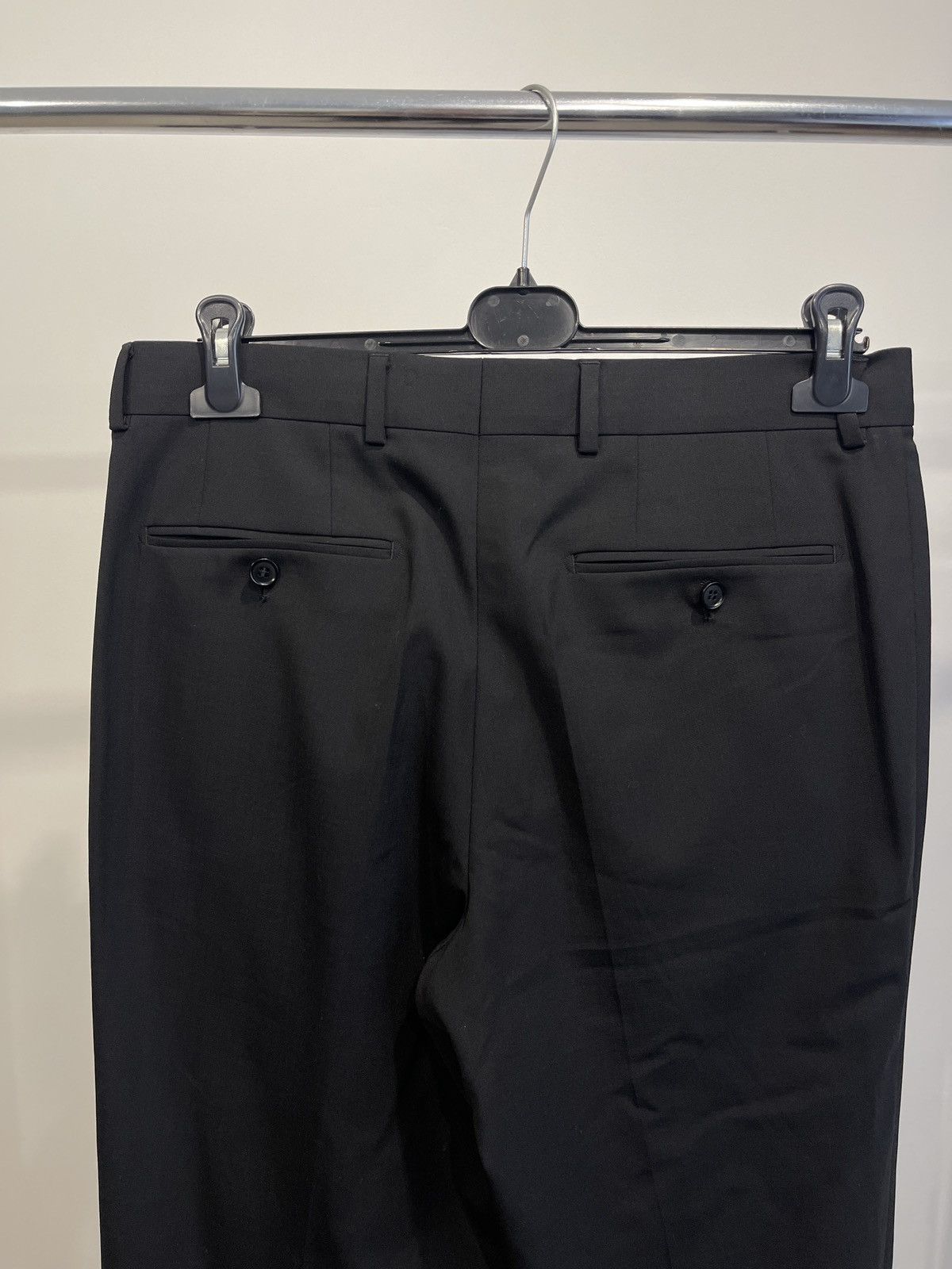 Hugo Boss Vintage classic hugo boss trousers black pants Size 38R - 6 Thumbnail