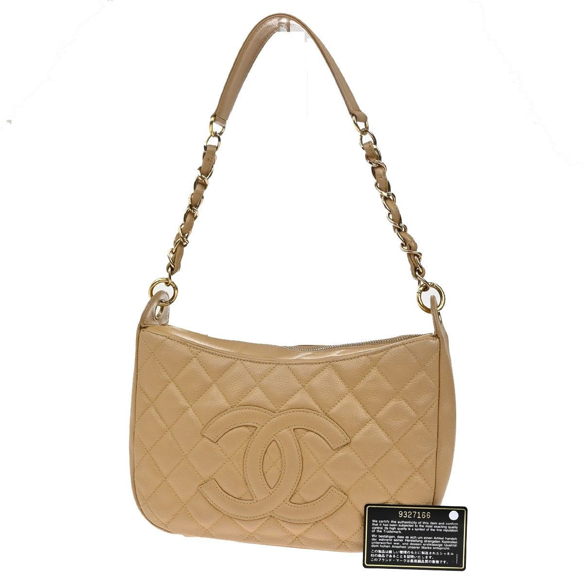Chanel Chanel Logo Chain Shoulder Bag Leather Size ONE SIZE - 1 Thumbnail