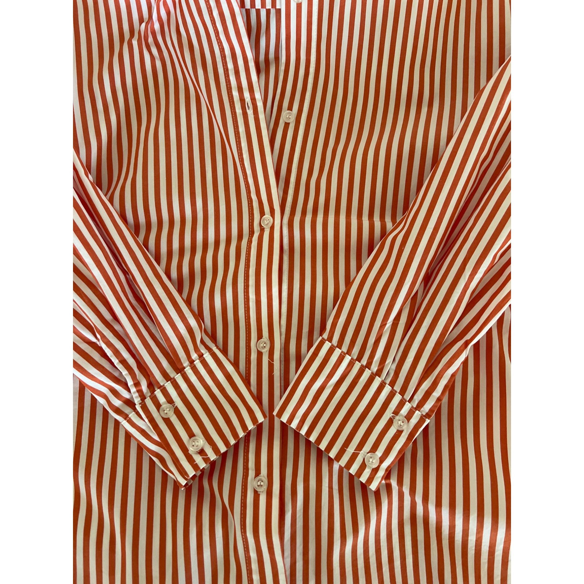Other Grey Ven The Reya Bengal Orange Button Down Shirt Size XS / US 0-2 / IT 36-38 - 10 Thumbnail