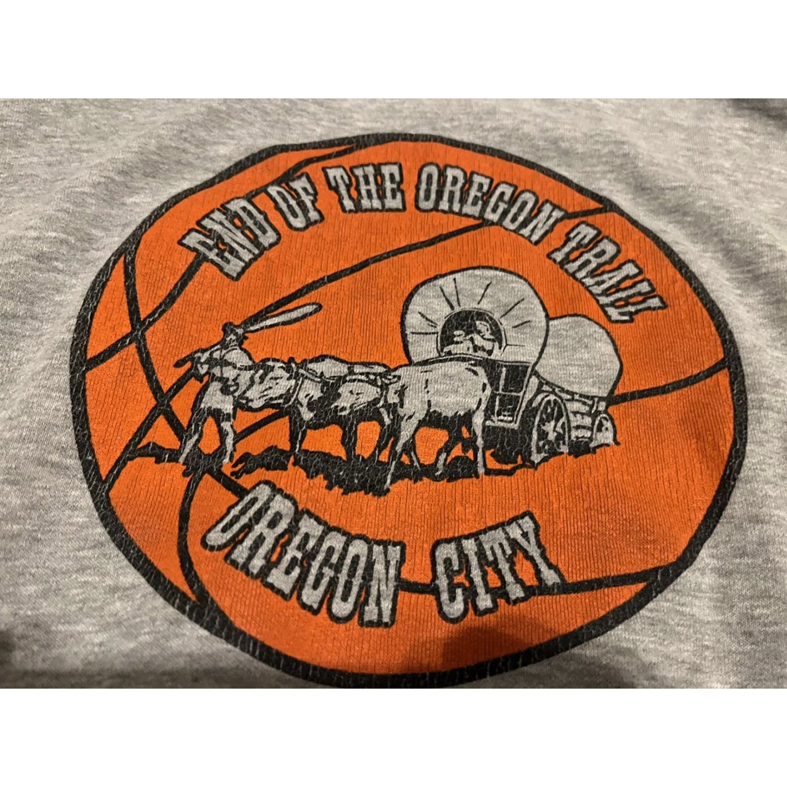 Nike VINTAGE Nike Center Swoosh Gray Hoodie Sweater End of Oregon Trail Size Large Men L Gray Nike Hoodie End of Oregon Trail Mens Large Size US L / EU 52-54 / 3 - 6 Thumbnail