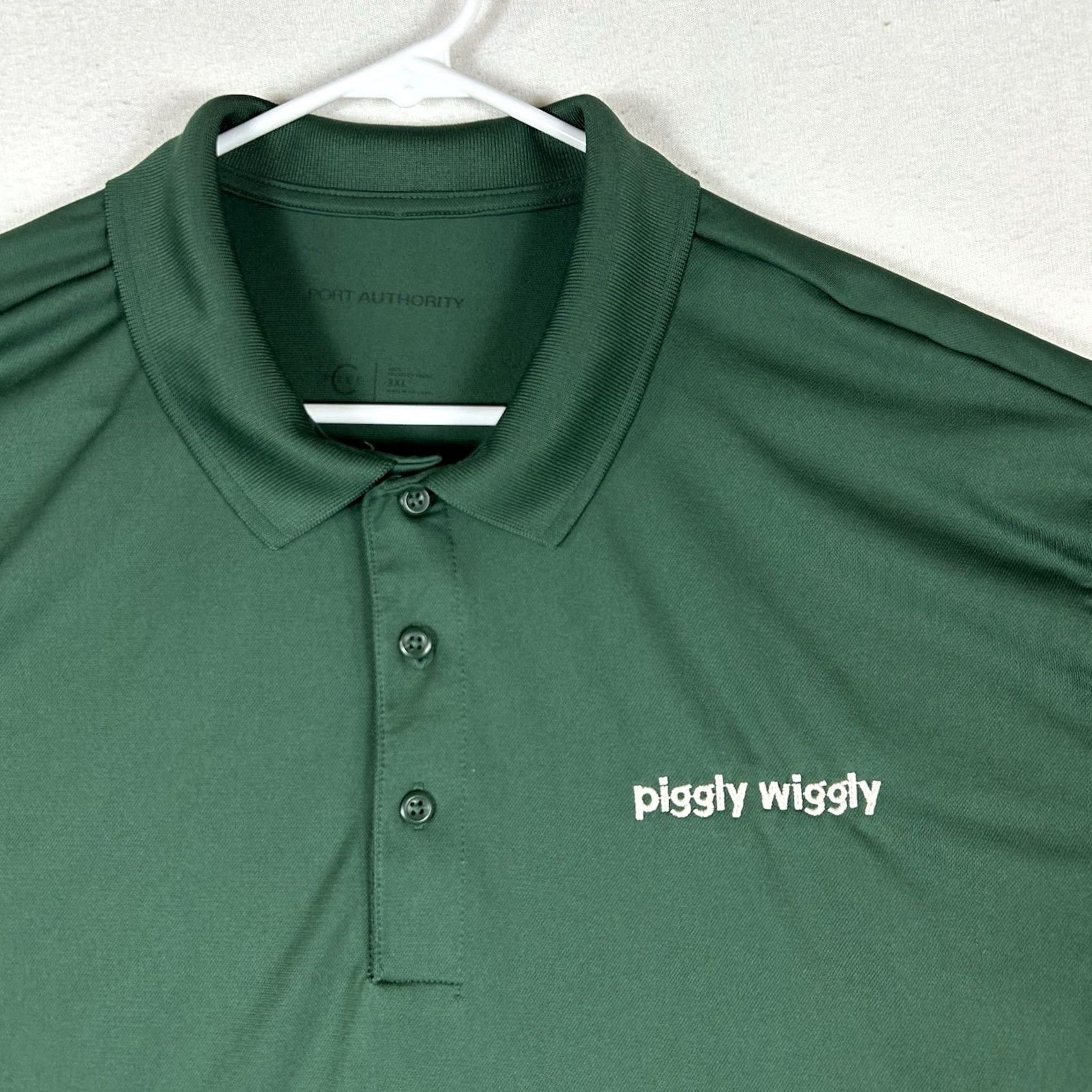 Vintage Piggly Wiggly Polo Shirt Men’s 3XL Green Short Sleeve Front Logo Shirt Polo Mens Green 3XL Front Logo Size US XXL / EU 58 / 5 - 3 Thumbnail