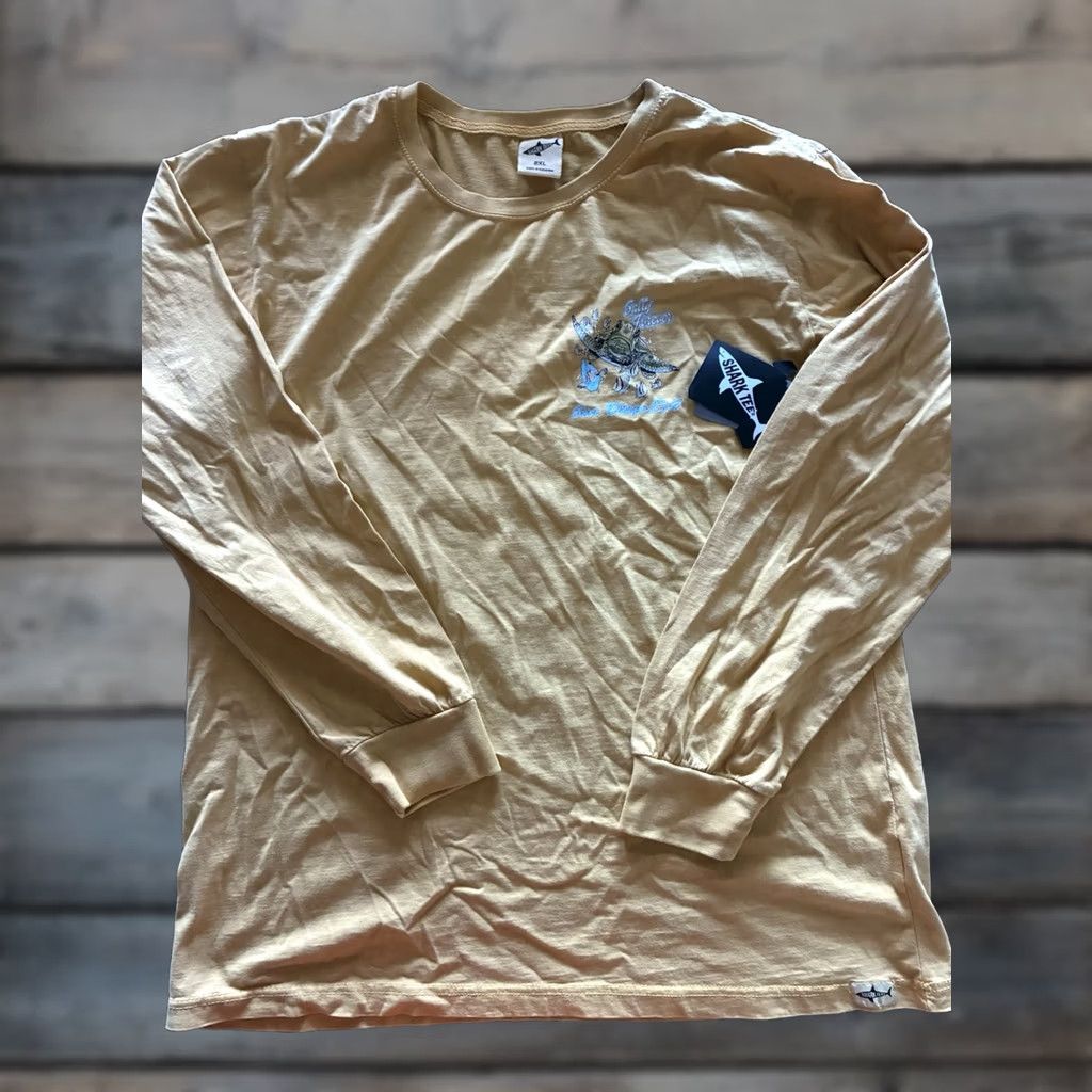 Vintage shark tea sea turtle shirt Mens 2XL NWT Size US XXL / EU 58 / 5 - 1 Thumbnail