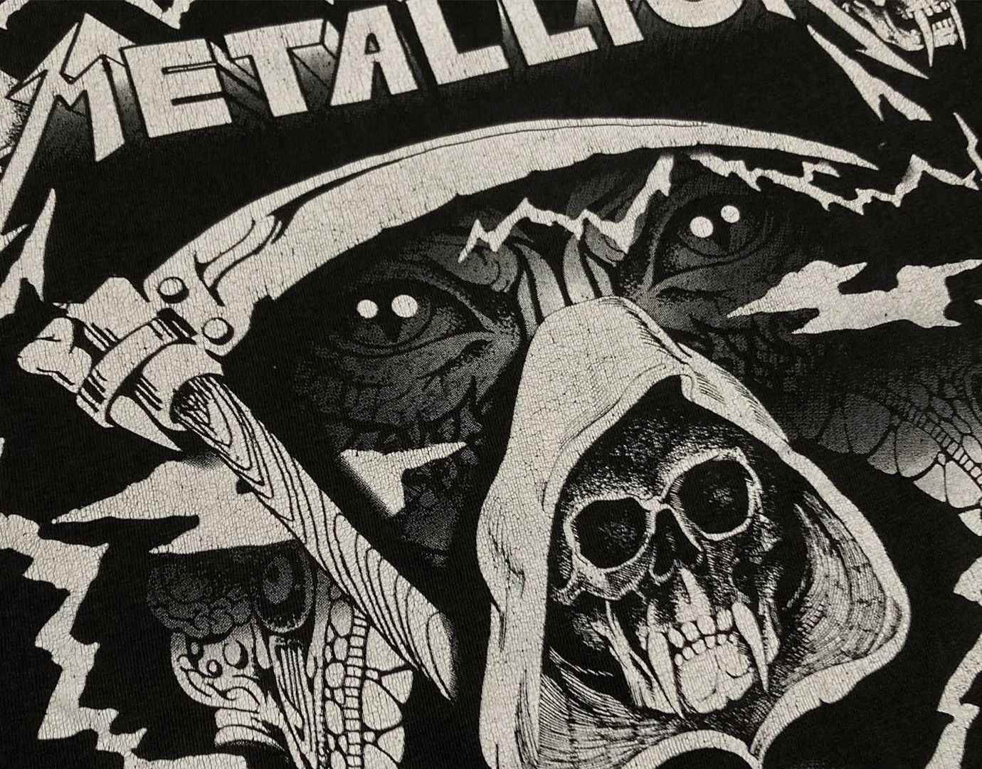 Band Tees Vintage Metallica Rock Band Grim Reaper Tee 90s Size US L / EU 52-54 / 3 - 2 Thumbnail