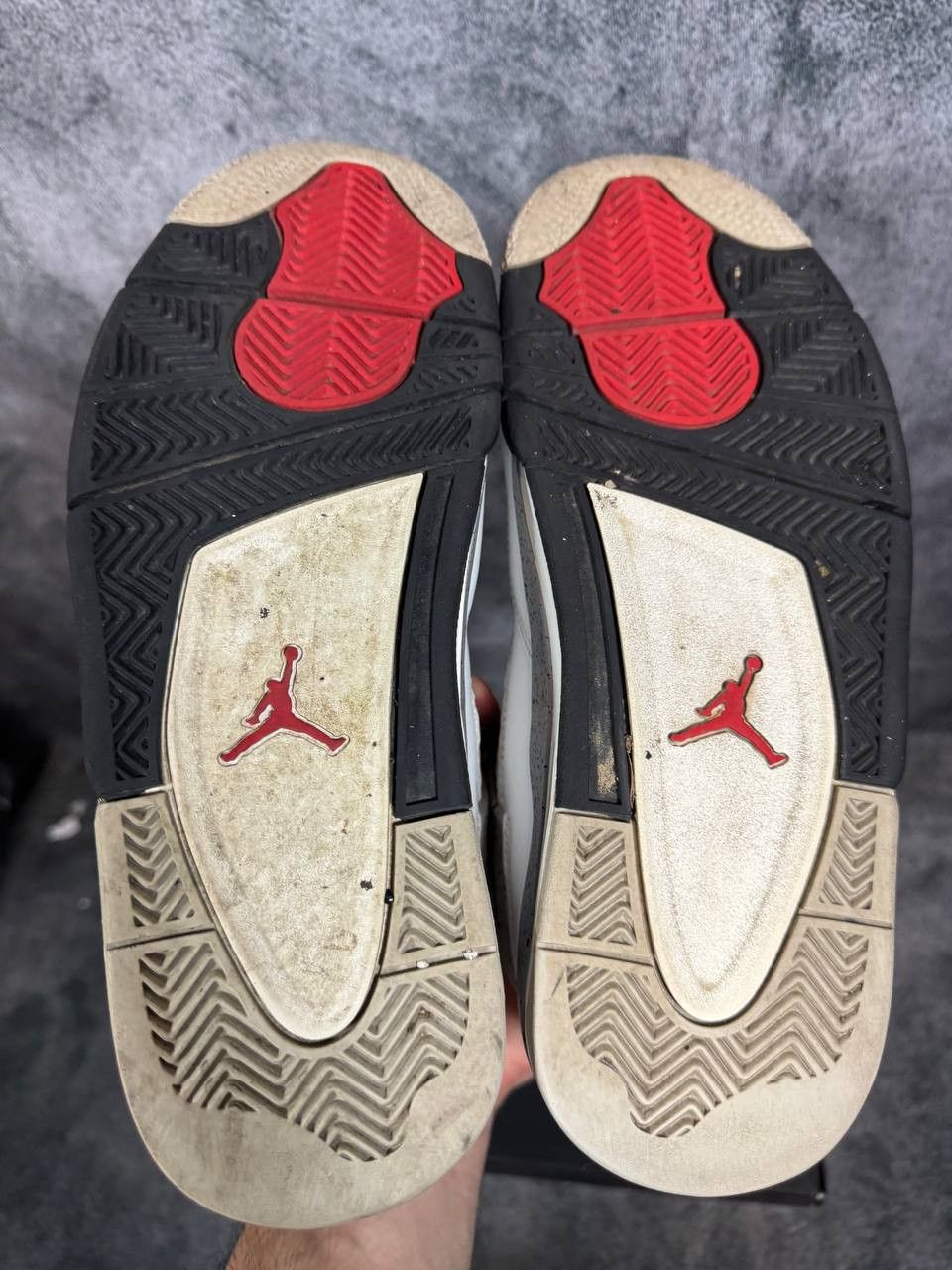 Jordan Brand Size 7 | Jordan 4 White Cement With Box | Pre-Owned Size US 7 / EU 40 - 3 Thumbnail