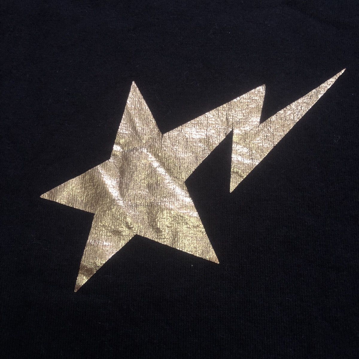 Bape OG 2005 Bapesta Logo Gold Printed Tshirts Size US S / EU 44-46 / 1 - 2 Thumbnail