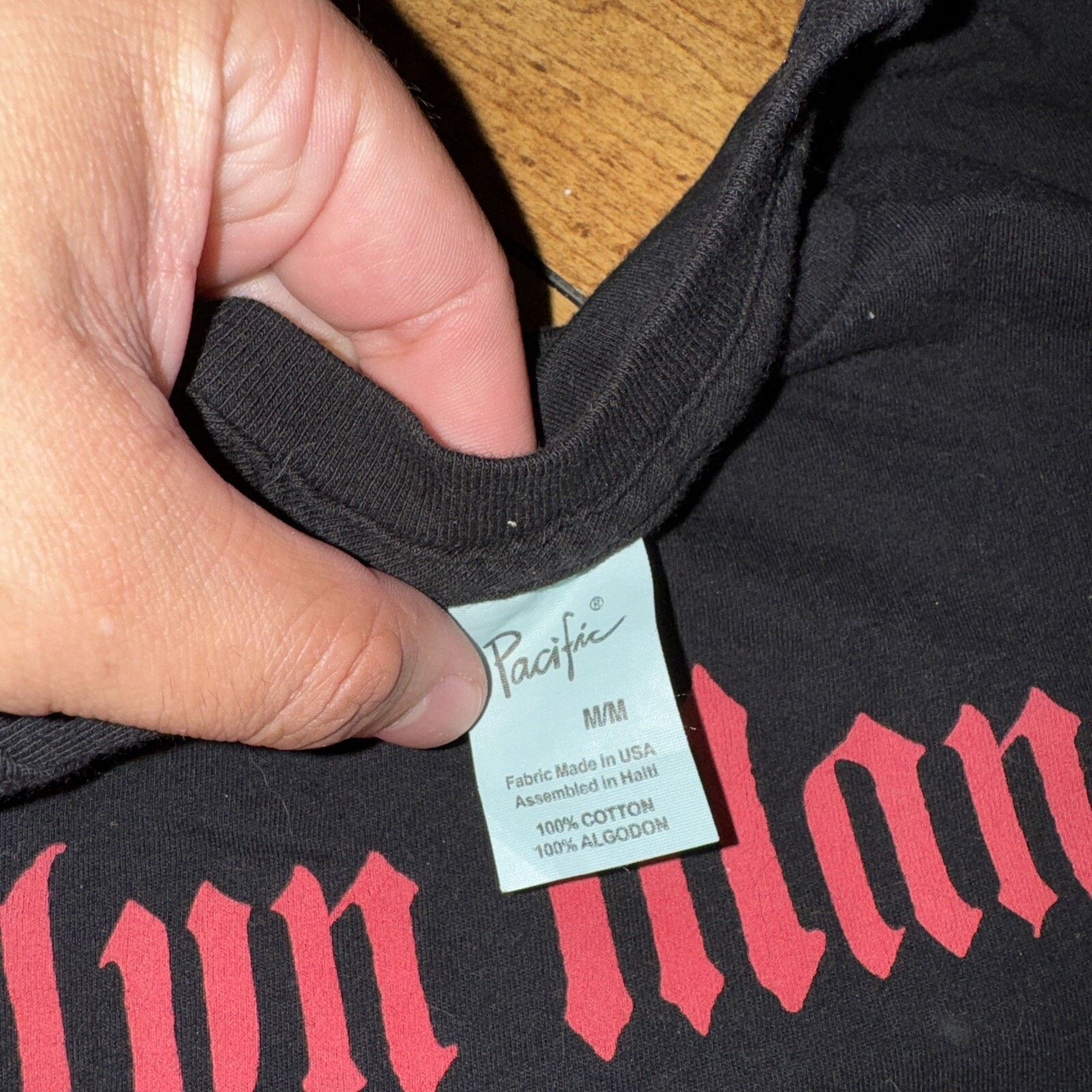 Band Tees × Vintage Vintage Y2K Marilyn Manson T-Shirt Medium 19x26 Black Size US M / EU 48-50 / 2 - 3 Thumbnail