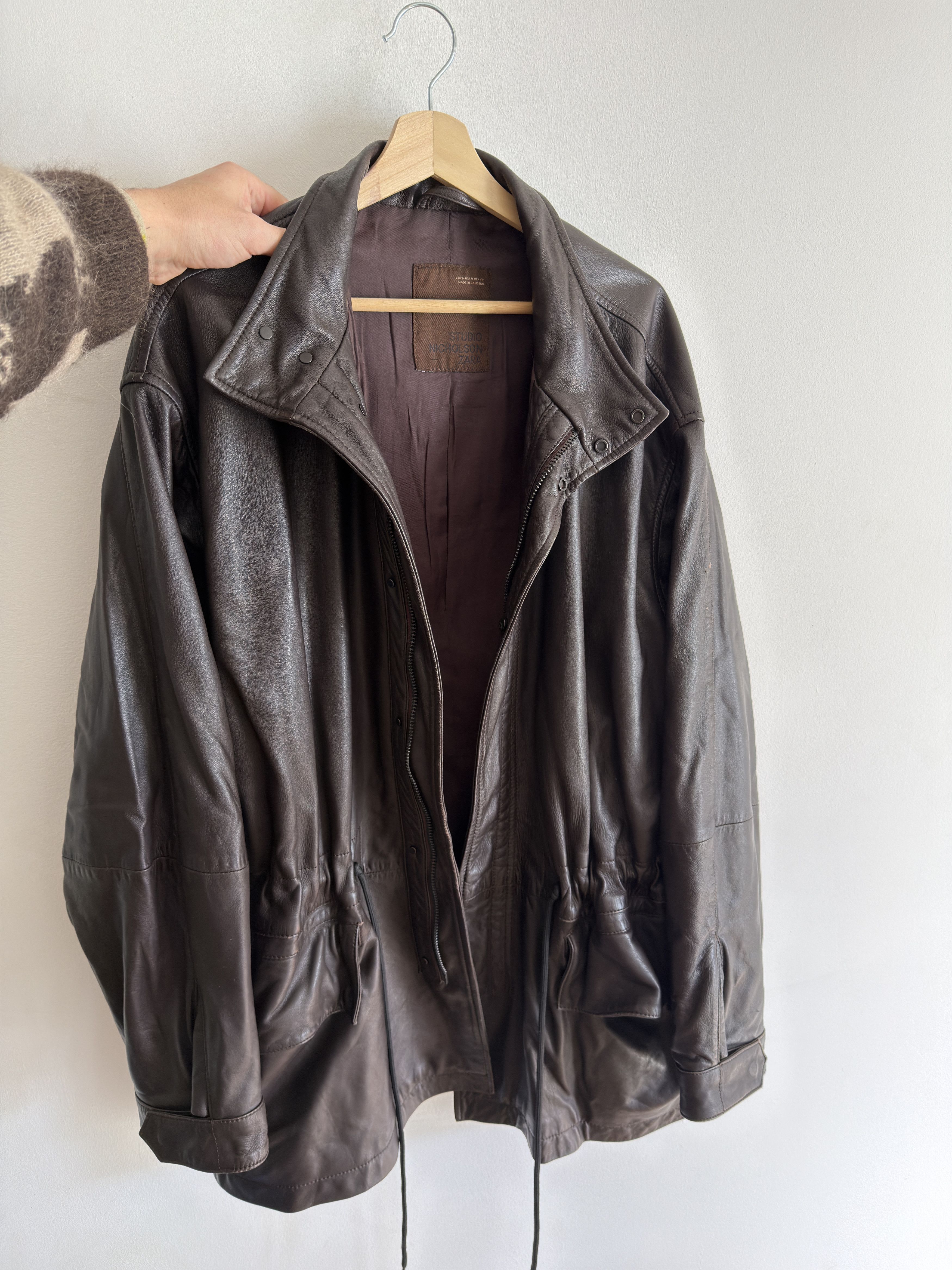 Studio Nicholson Studio Nicholson x Zara Leather Jacket Size US M / EU 48-50 / 2 - 4 Thumbnail