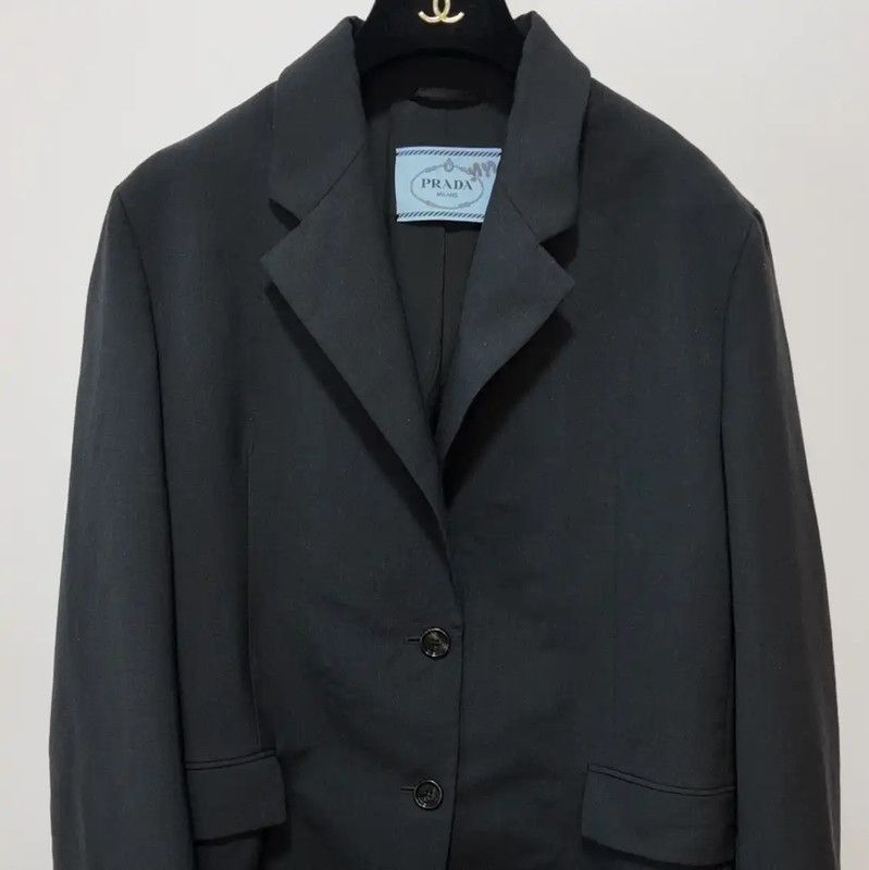 Prada Prada Black Men's Jacket in Size L Size US L / EU 52-54 / 3 - 1 Thumbnail