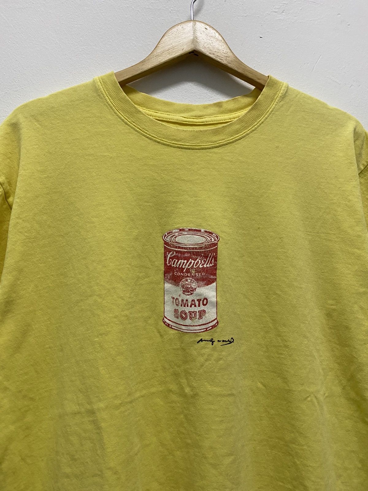 Andy Warhol × Vintage Vintage Andy Warhol Art Campbells Condensed Tomato Soup Tees Size US XL / EU 56 / 4 - 3 Thumbnail