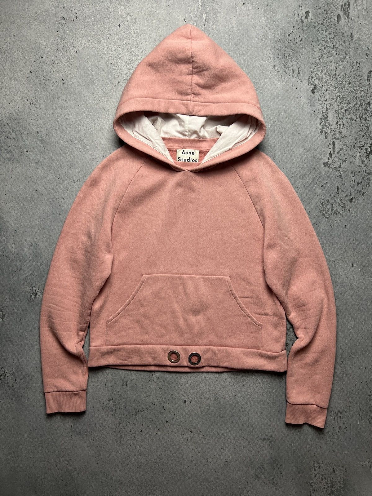 Acne Studios Acne Studios Pink Hoodie Vania FL PSS15 Opium Avant Garde Size M / US 6-8 / IT 42-44 - 1 Thumbnail