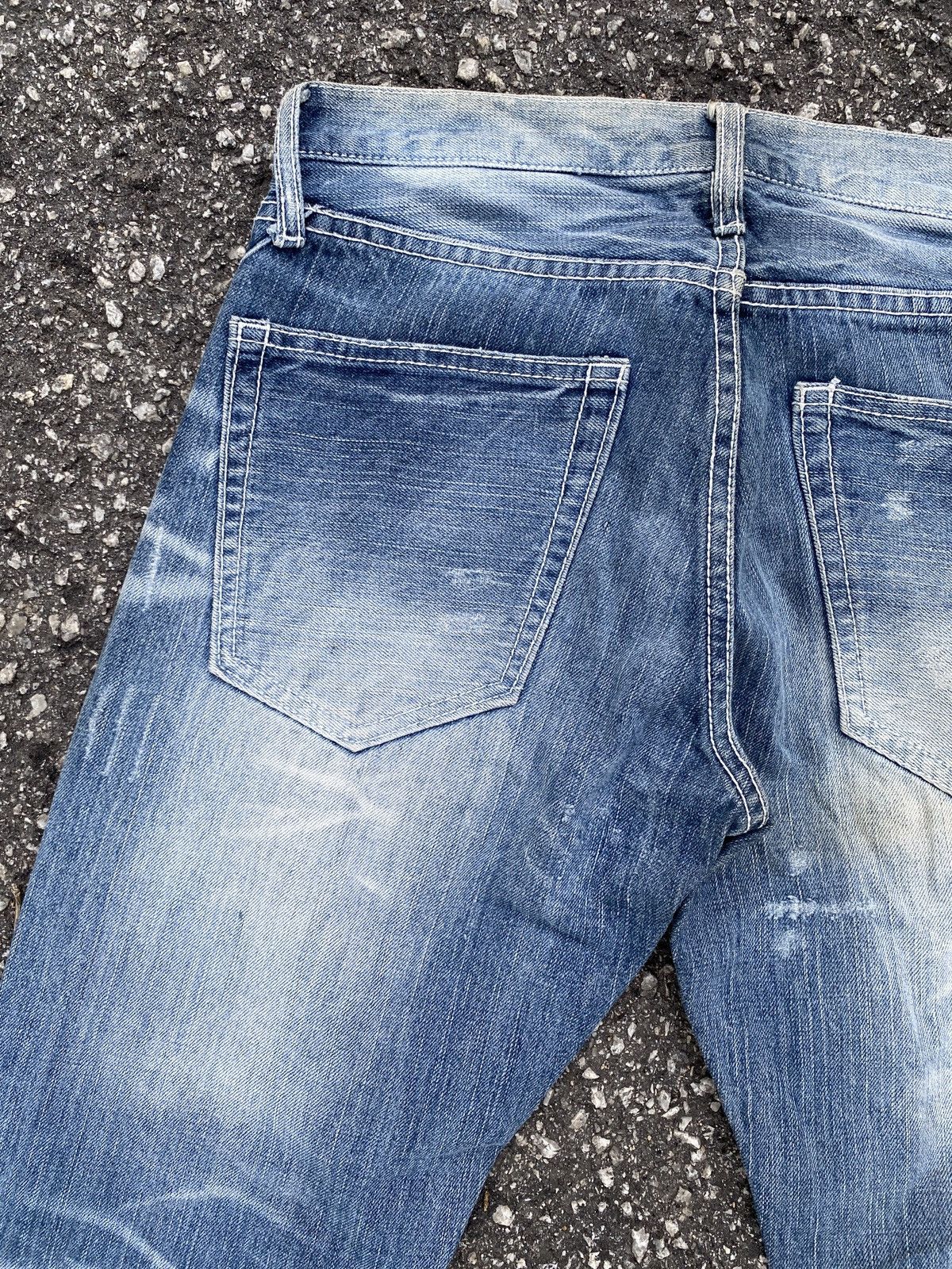 Japanese Brand Japanese Brand Semantics Design Distressed Denim Size US 29 - 14 Thumbnail