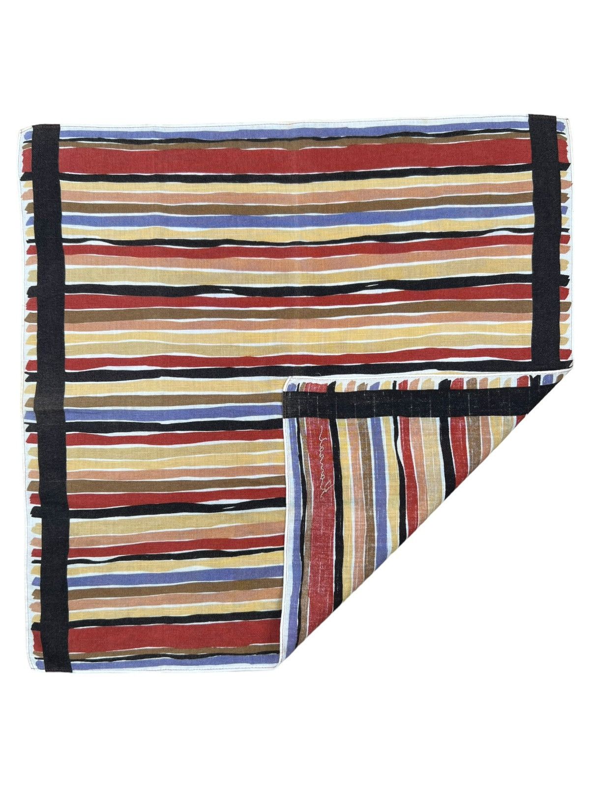 Kansai Yamamoto Kansai Handkerchief Neckerchief Bandana Pocketsquare Size ONE SIZE - 4 Thumbnail