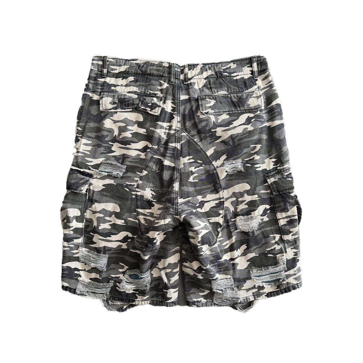 Designer × Japanese Brand × Vintage ★ CC, Camo Double-Layer Short Size US 34 / EU 50 - 2 Thumbnail