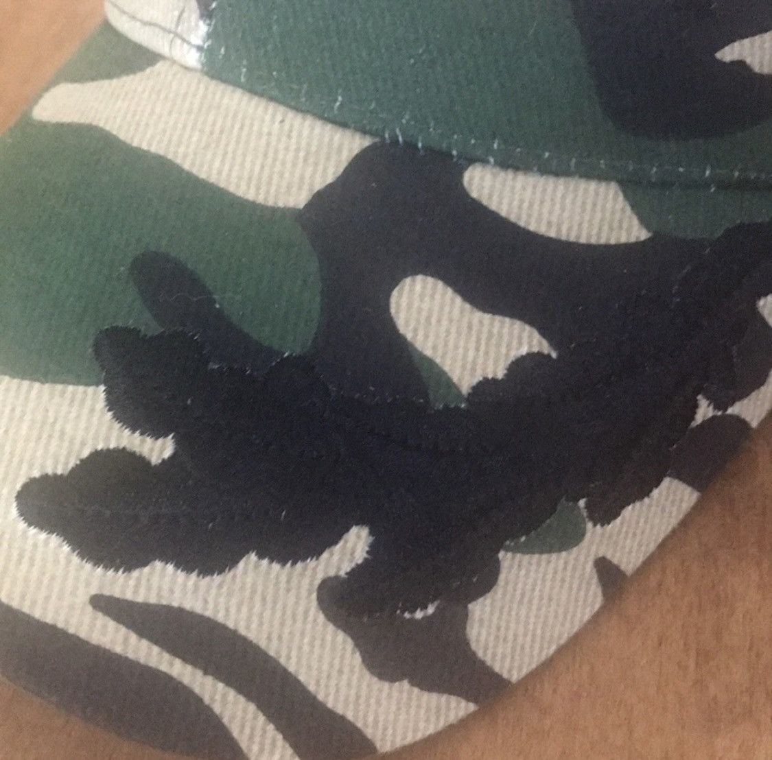 Vintage CAMO GERMANY VELVET EMBROIDERED BASEBALL CAP HAT Size ONE SIZE - 3 Thumbnail