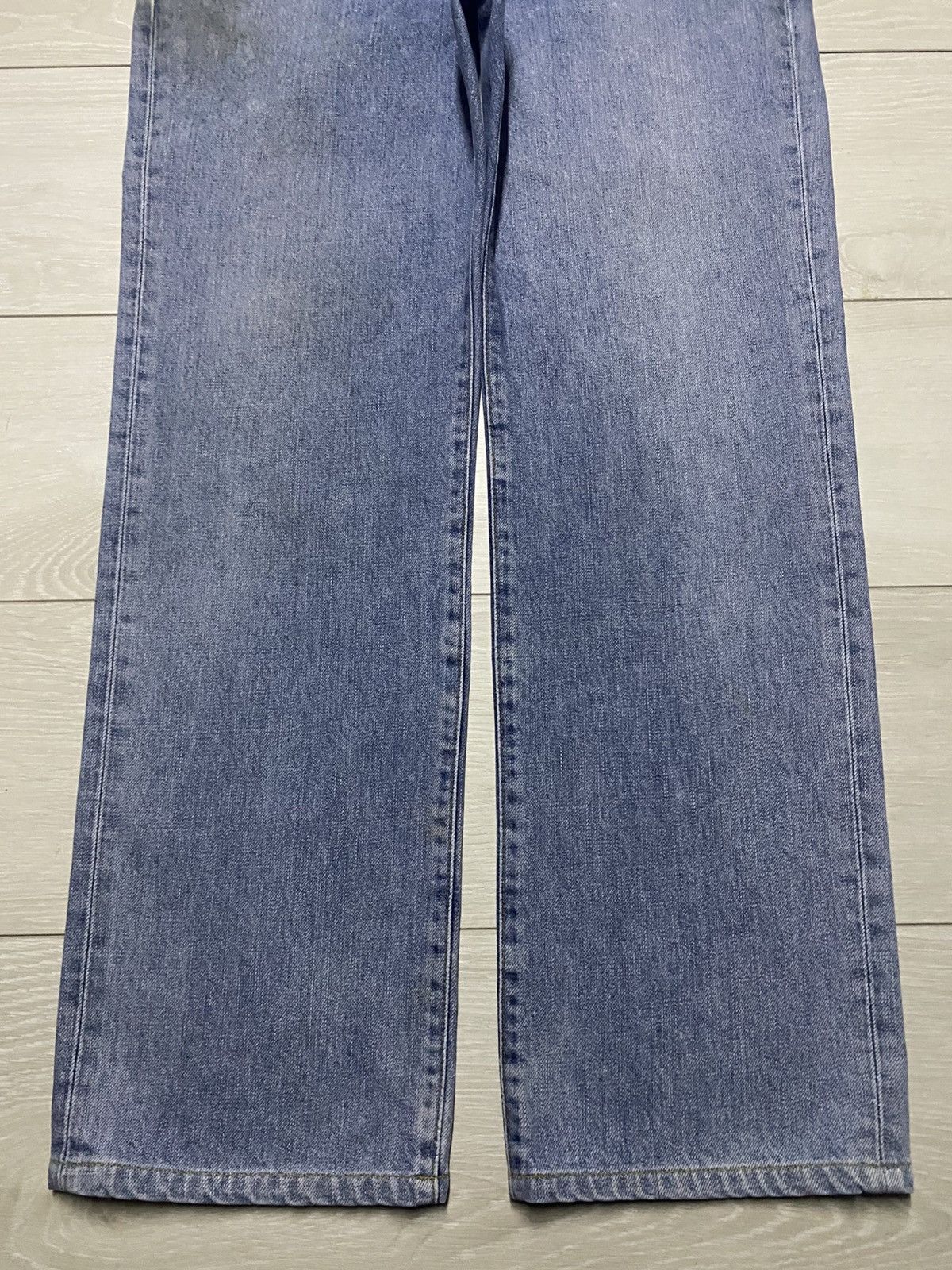 Edwin Vintage Edwin 503 Faded Wash Patches Distressed Loose Jeans Size US 35 - 5 Thumbnail