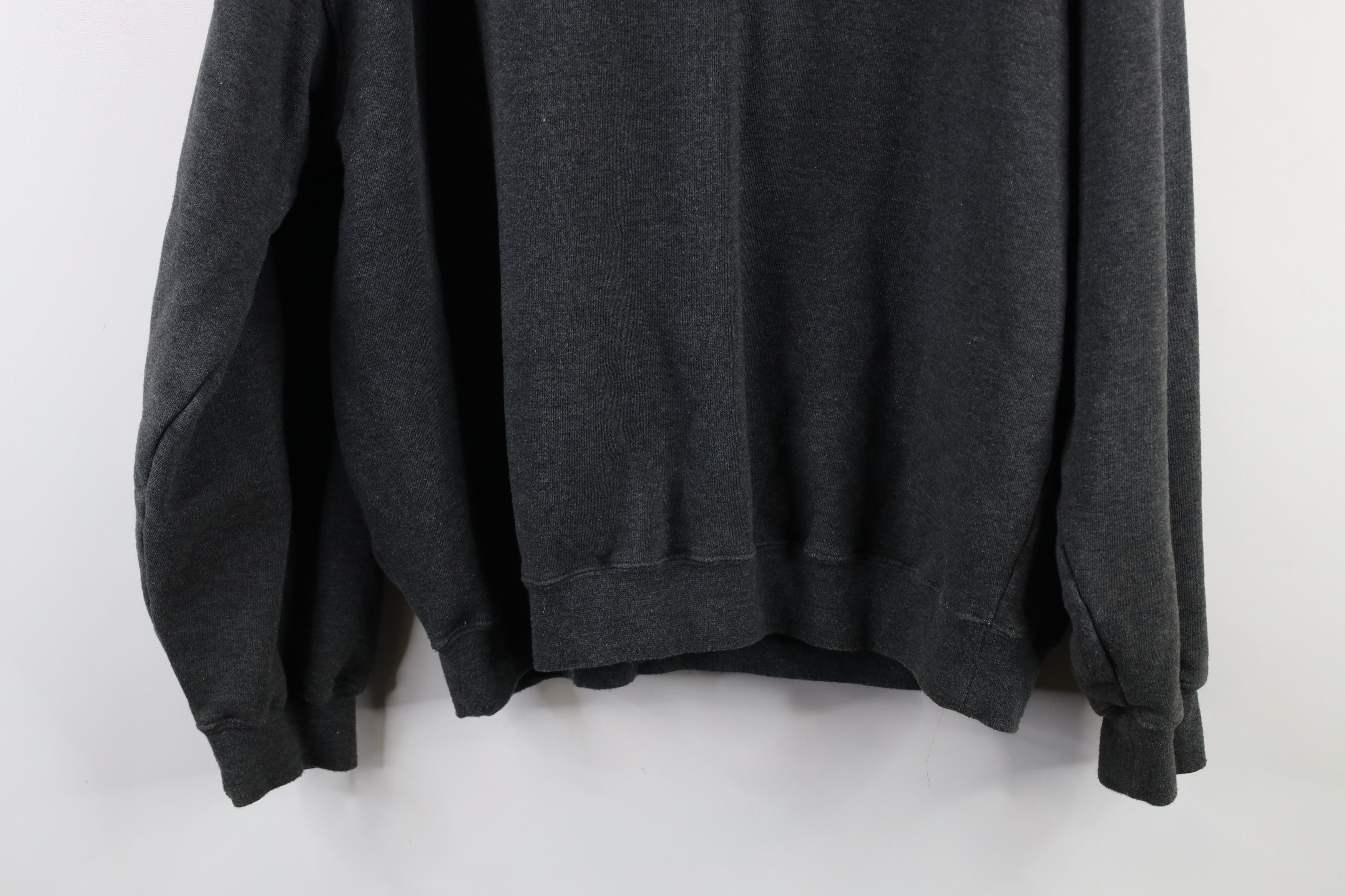 Vintage Vintage 90s Streetwear Blank Crewneck Sweatshirt Gray Size US XL / EU 56 / 4 - 14 Thumbnail