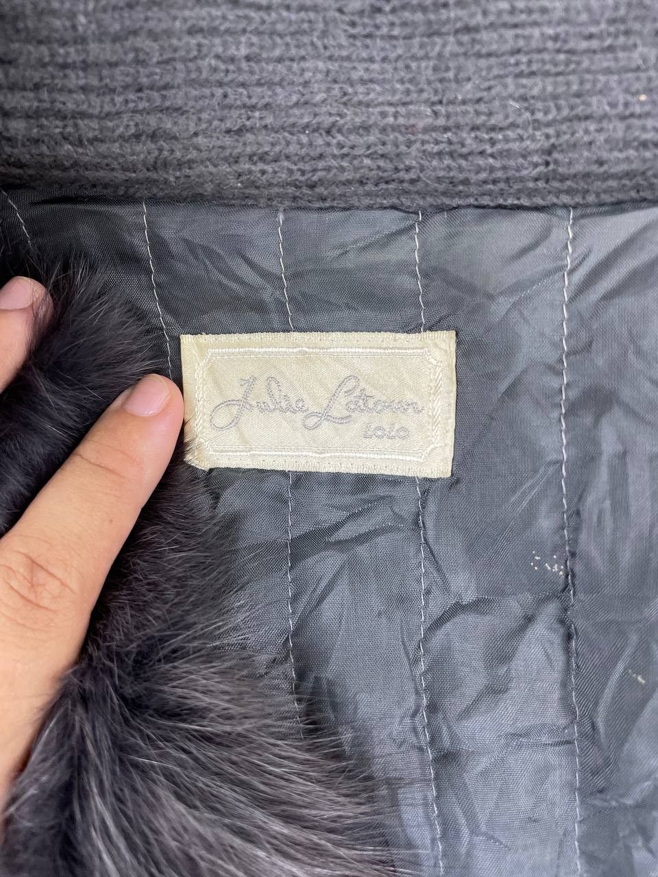 Beauty Beast × Japanese Brand × Vintage Vintage JULIE LATOUR Woolen Trading Company Real Fur Knit Size M / US 6-8 / IT 42-44 - 7 Thumbnail