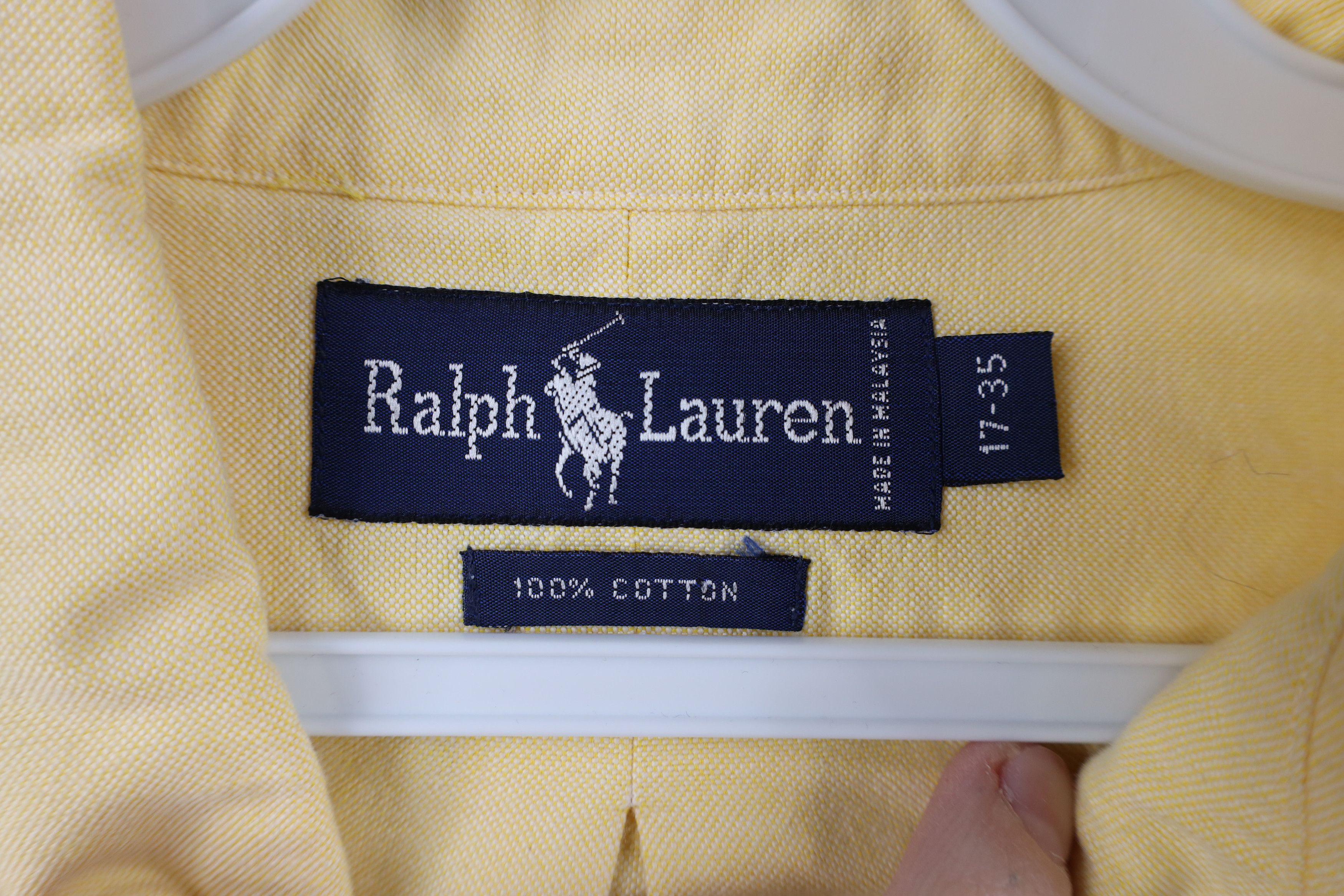 Ralph Lauren Vintage 90s Ralph Lauren Oxford Collared Button Down Shirt Size US M / EU 48-50 / 2 - 9 Thumbnail
