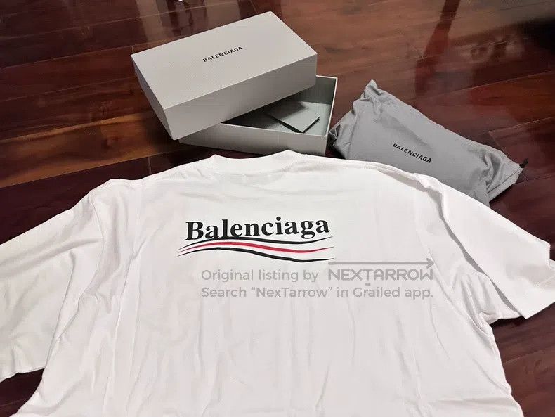 Balenciaga Balenciaga Coca-Cola striped white T-shirt Size US XS / EU 42 / 0 - 5 Thumbnail