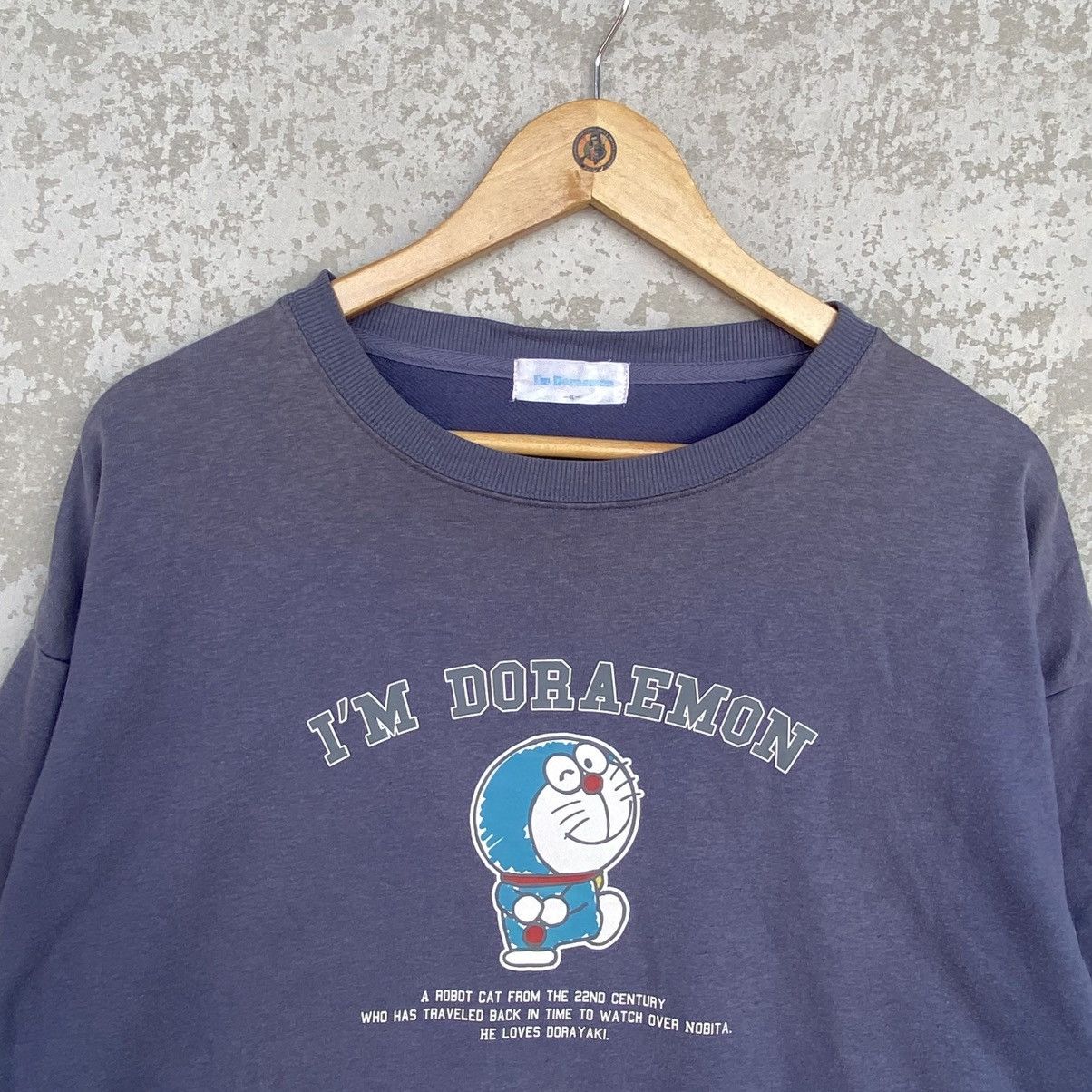 Other Vintage I Am Doreamon Big Printed Crewneck Sweatshirt Blue Size US L / EU 52-54 / 3 - 4 Thumbnail