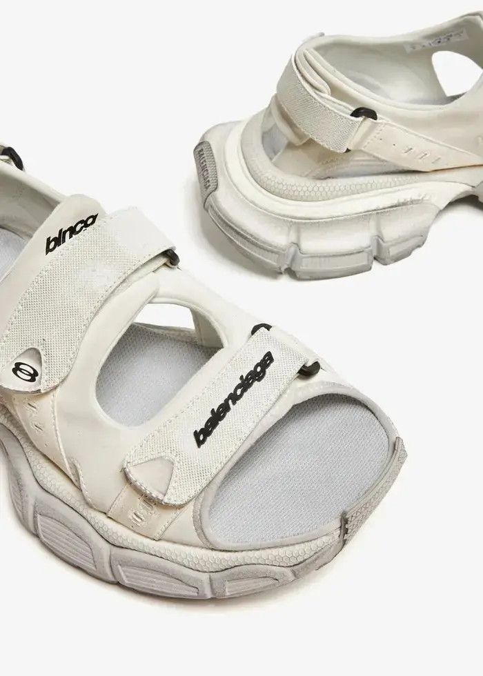 Balenciaga o1in1g0526 3XL Sandals in White Size US 12 / EU 45 - 4 Thumbnail