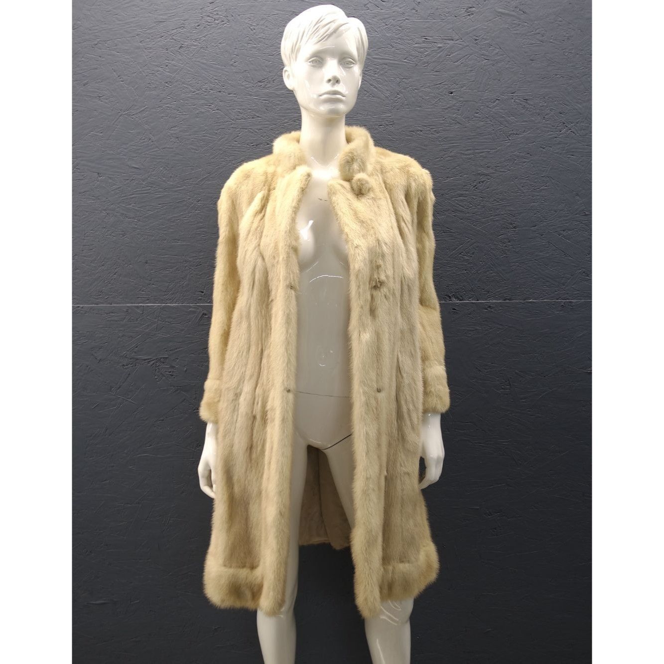Oleg Cassini VTG Oleg Cassini Blonde Mink Coat, No Size Tag Size XS / US 0-2 / IT 36-38 - 3 Thumbnail