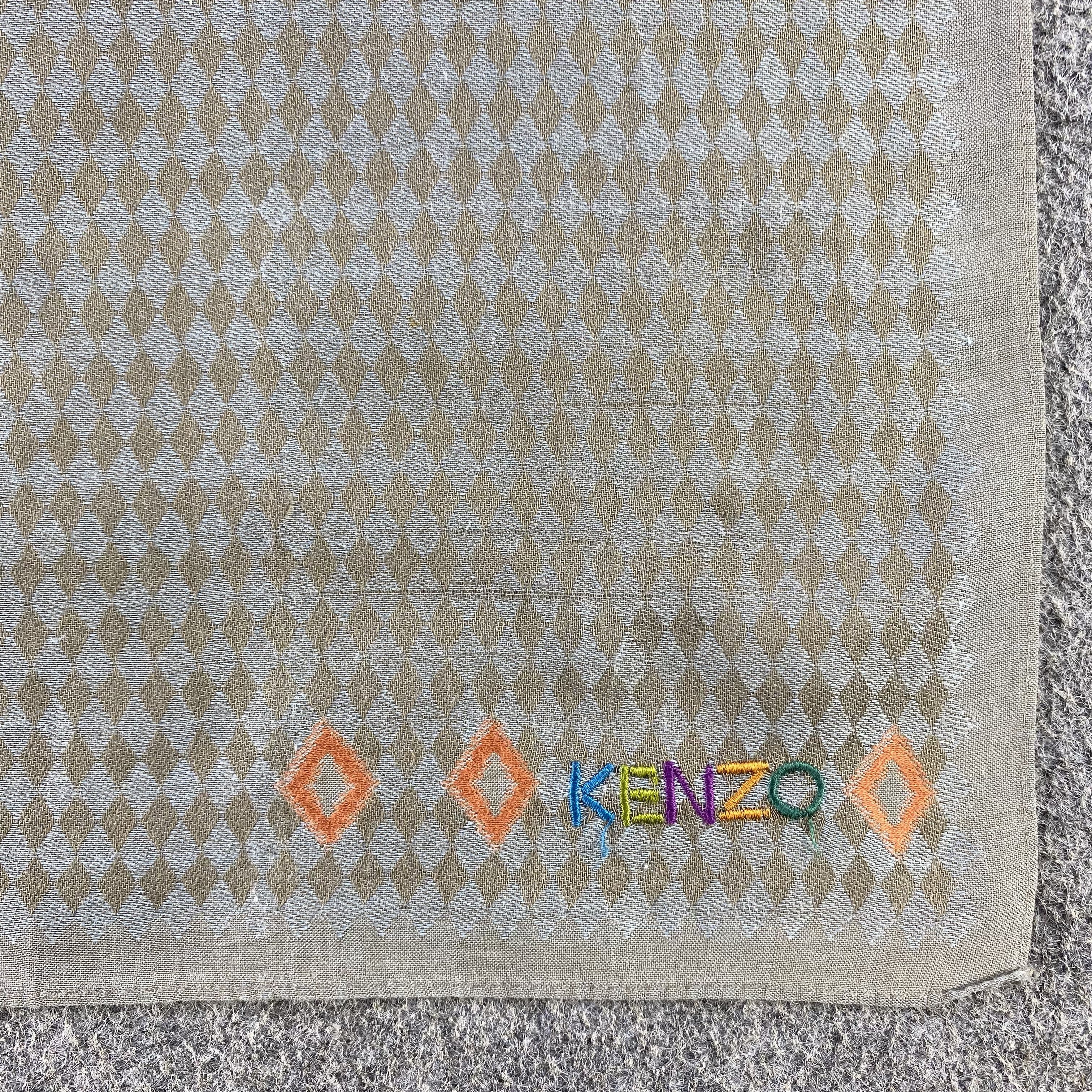 Kenzo × Vintage Kenzo Handkerchief/Neckerchief/Bandana HC666 Size ONE SIZE - 3 Thumbnail